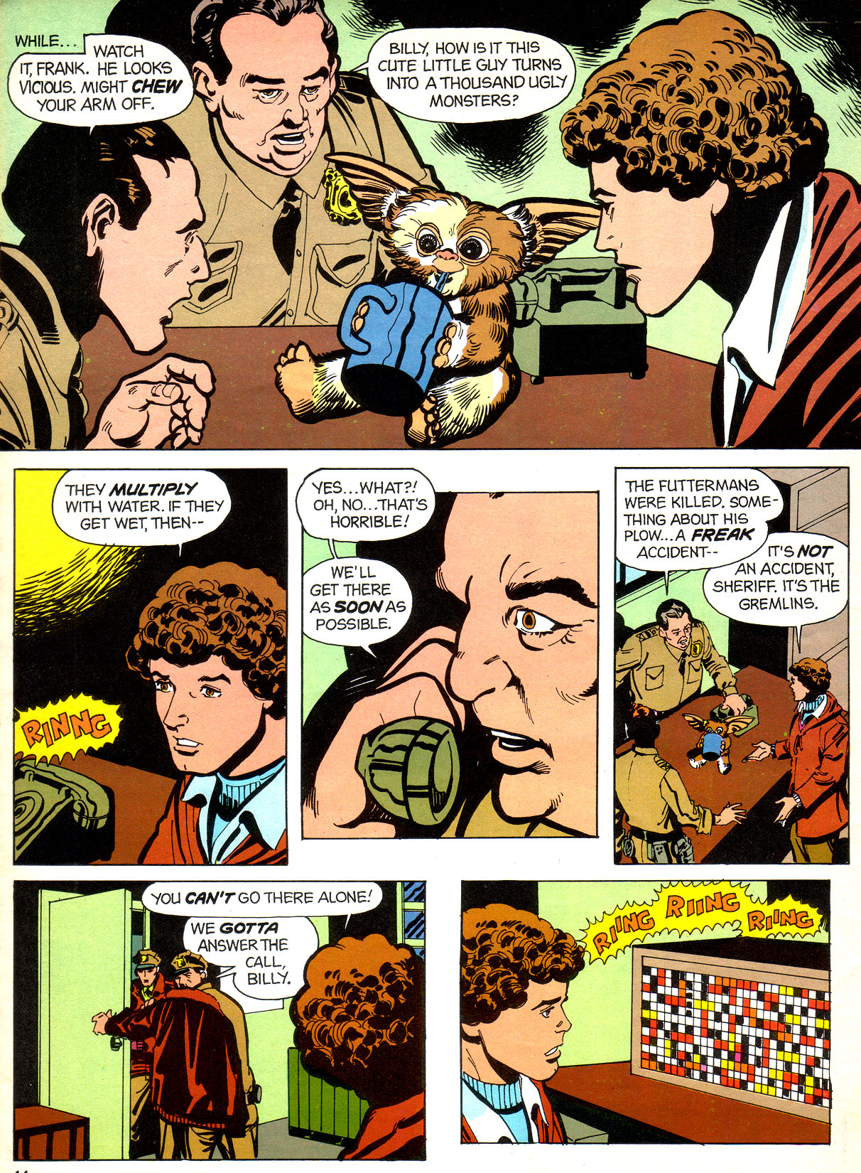 Read online Gremlins: The Official Comic Strip Adaptation comic -  Issue # Full - 44