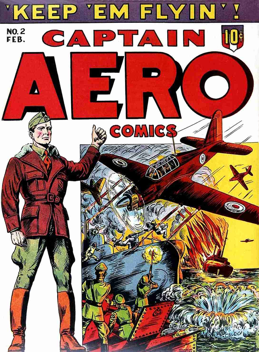Captain Aero Comics issue 2 - Page 2