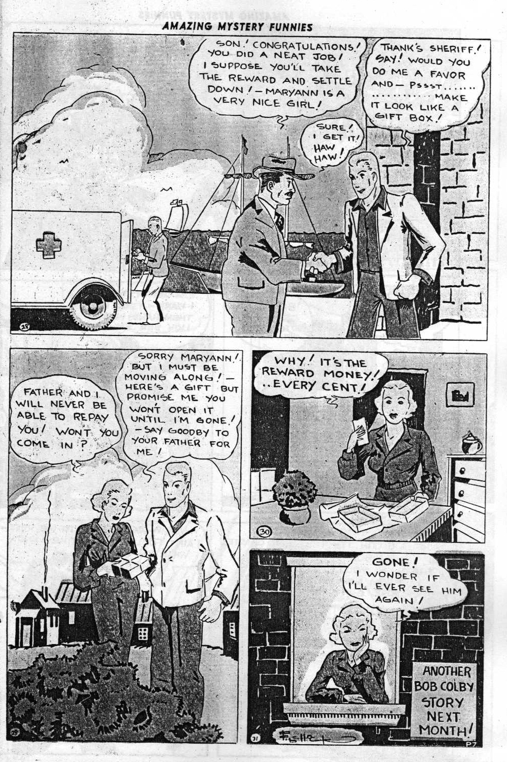 Read online Amazing Mystery Funnies comic -  Issue #3 - 43