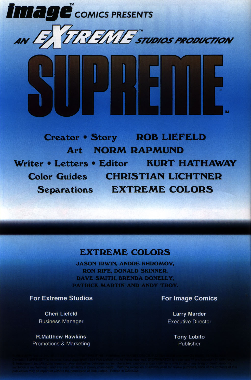 Read online Supreme (1992) comic -  Issue #16 - 2