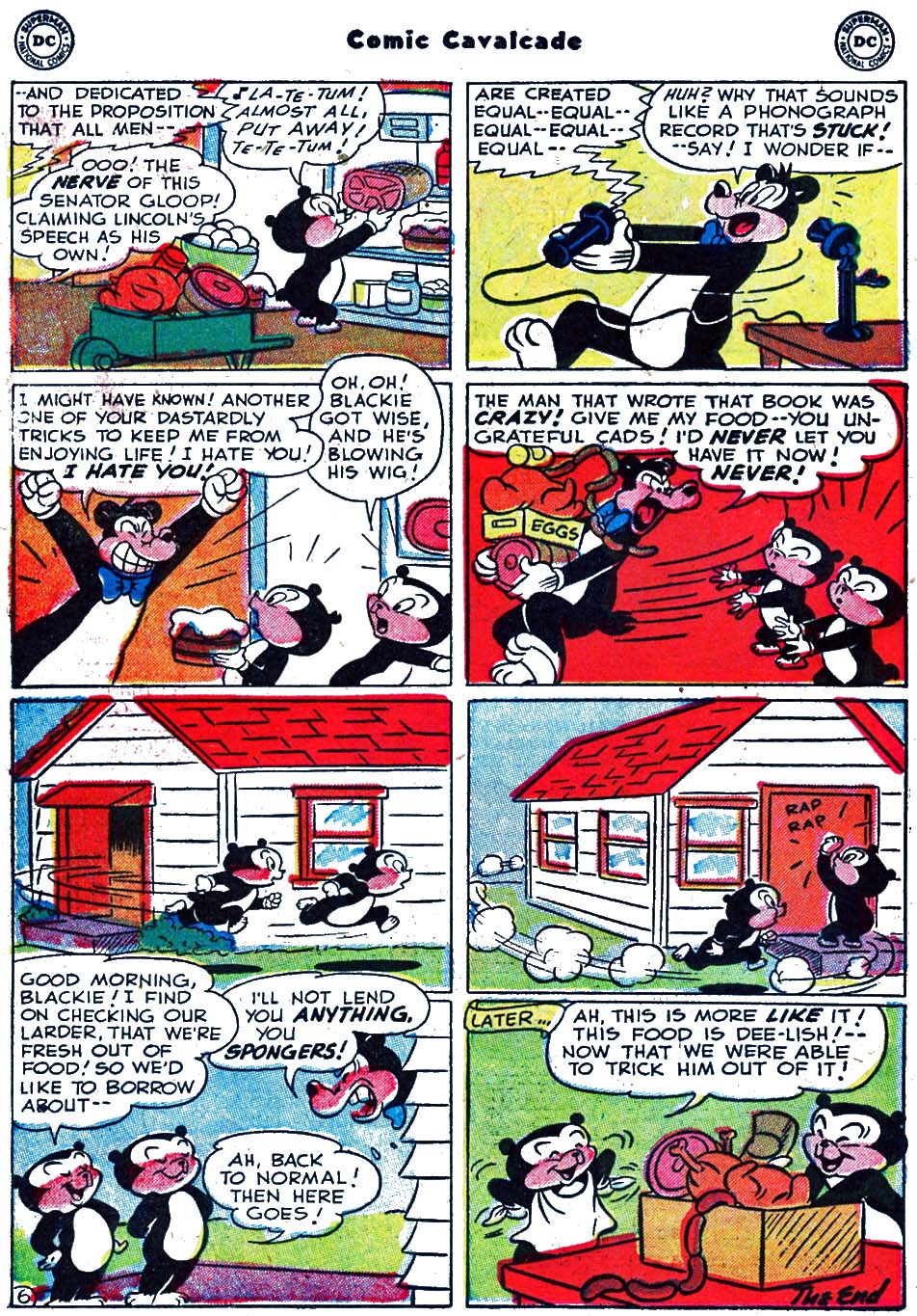 Read online Comic Cavalcade comic -  Issue #51 - 50