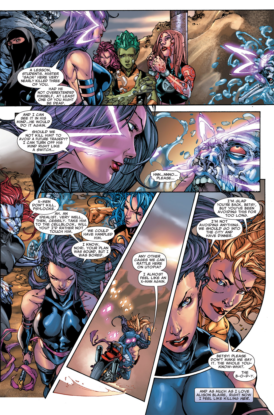 Read online Psylocke comic -  Issue # _TPB (Part 1) - 8