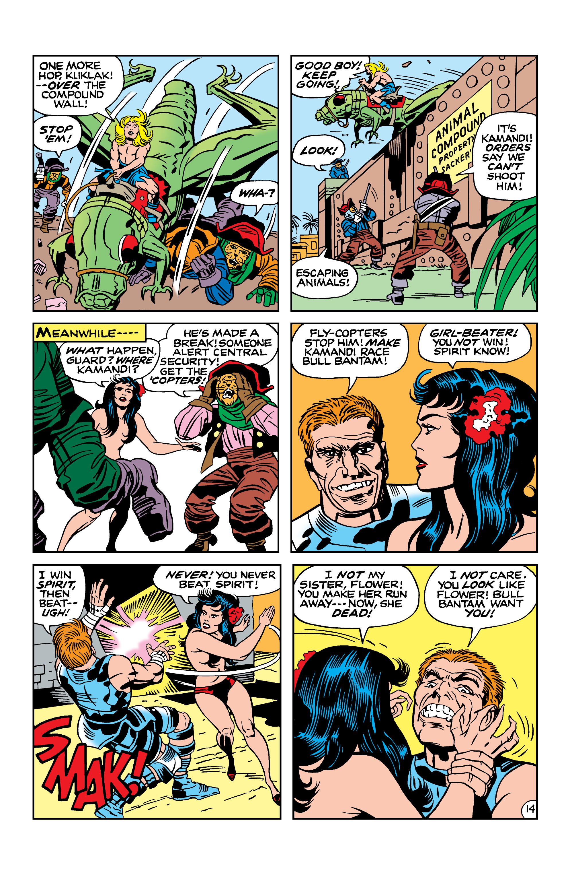 Read online Kamandi, The Last Boy On Earth comic -  Issue #13 - 15