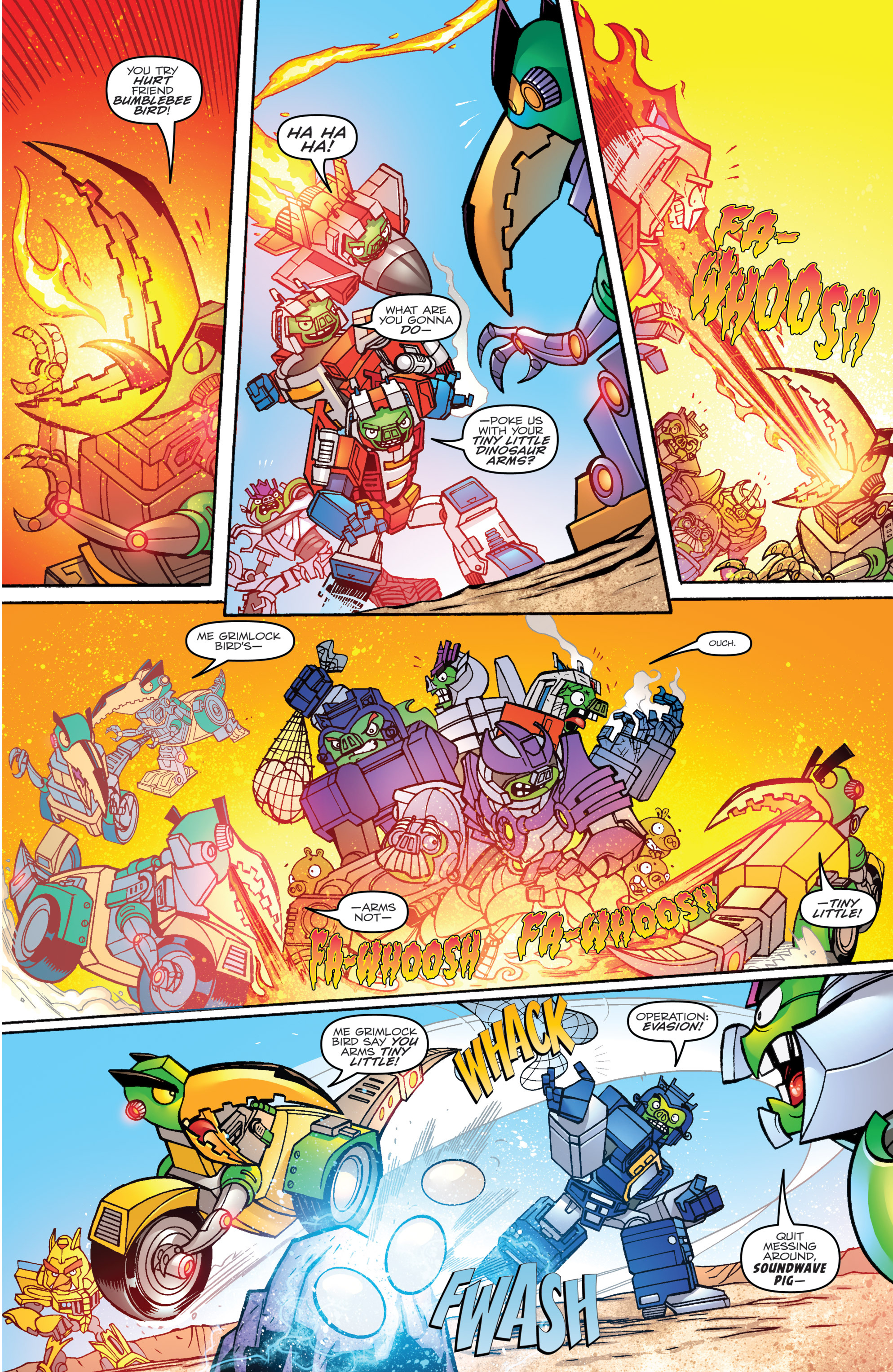 Read online Angry Birds Transformers comic -  Issue #1 - 21