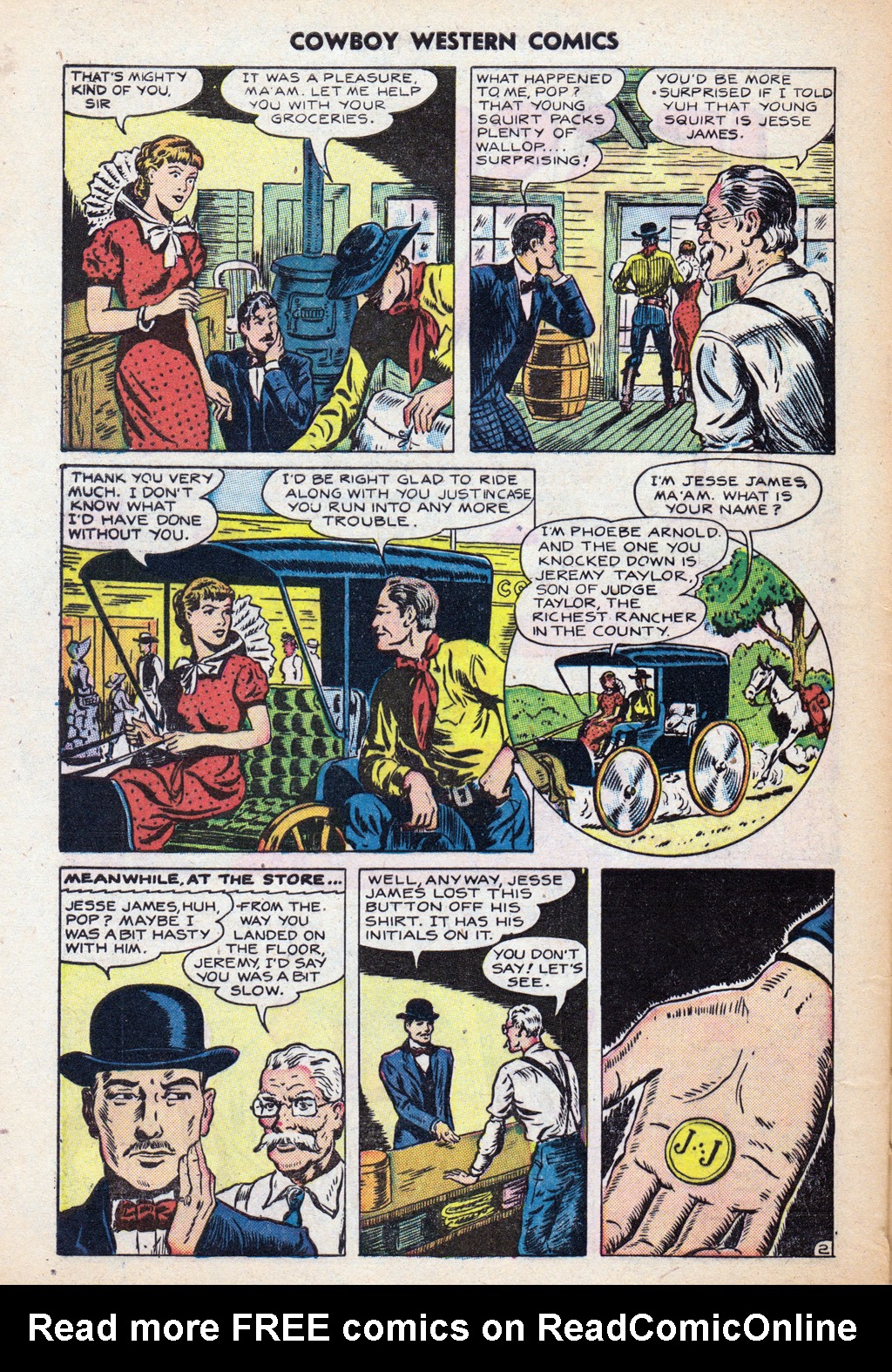 Read online Cowboy Western Comics (1948) comic -  Issue #24 - 32