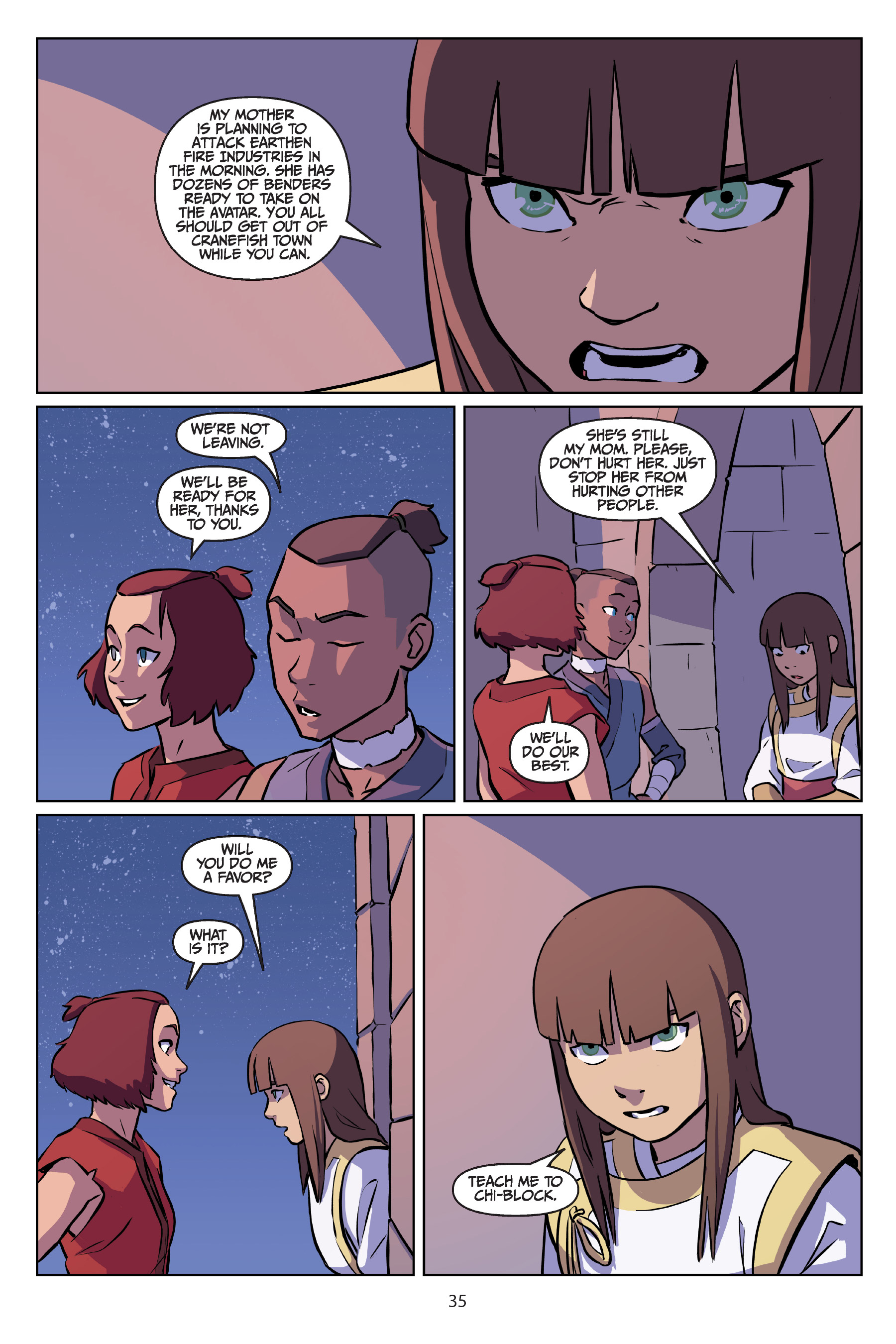 Read online Nickelodeon Avatar: The Last Airbender - Imbalance comic -  Issue # TPB 3 - 36