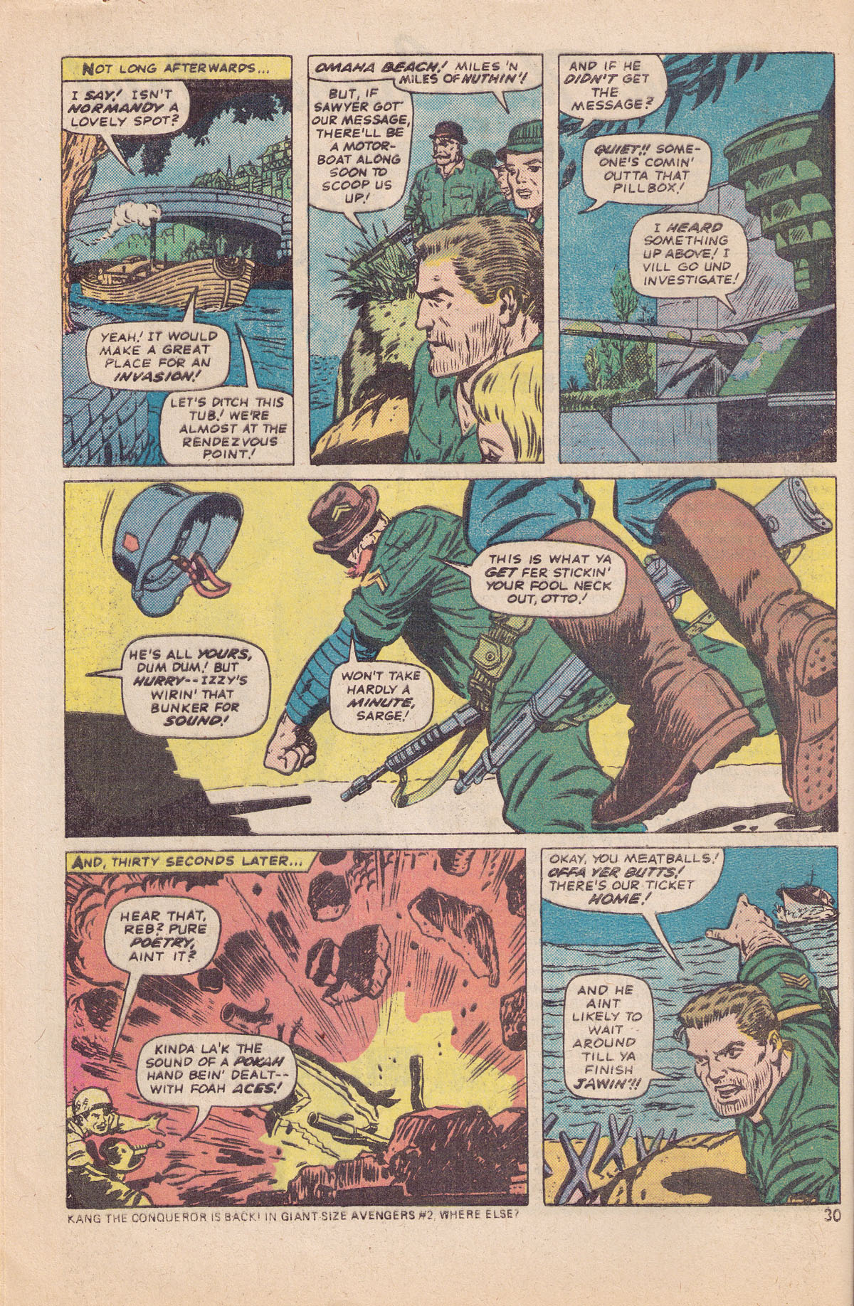 Read online Sgt. Fury comic -  Issue #123 - 32