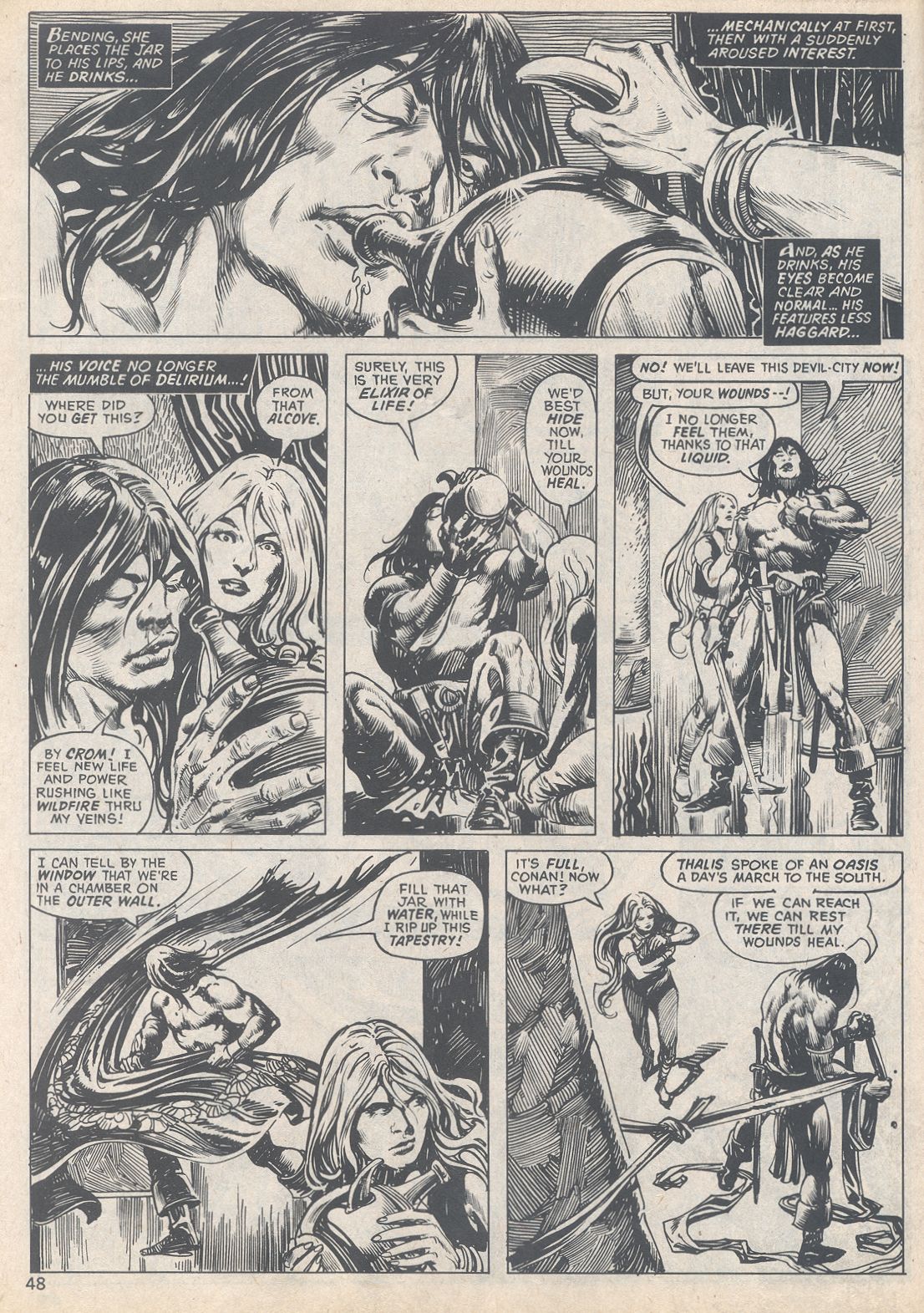 The Savage Sword Of Conan issue 20 - Page 48