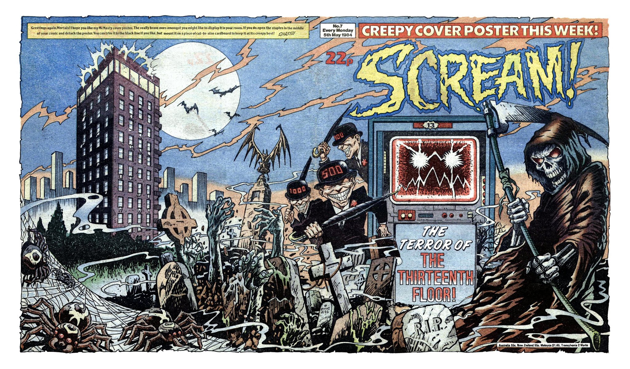 Read online Scream! (1984) comic -  Issue #7 - 2
