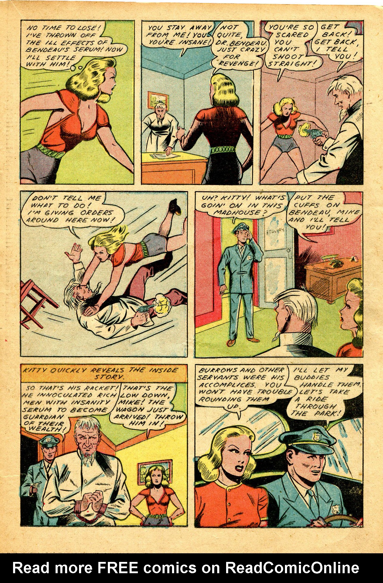 Read online Captain Flight Comics comic -  Issue #8 - 35