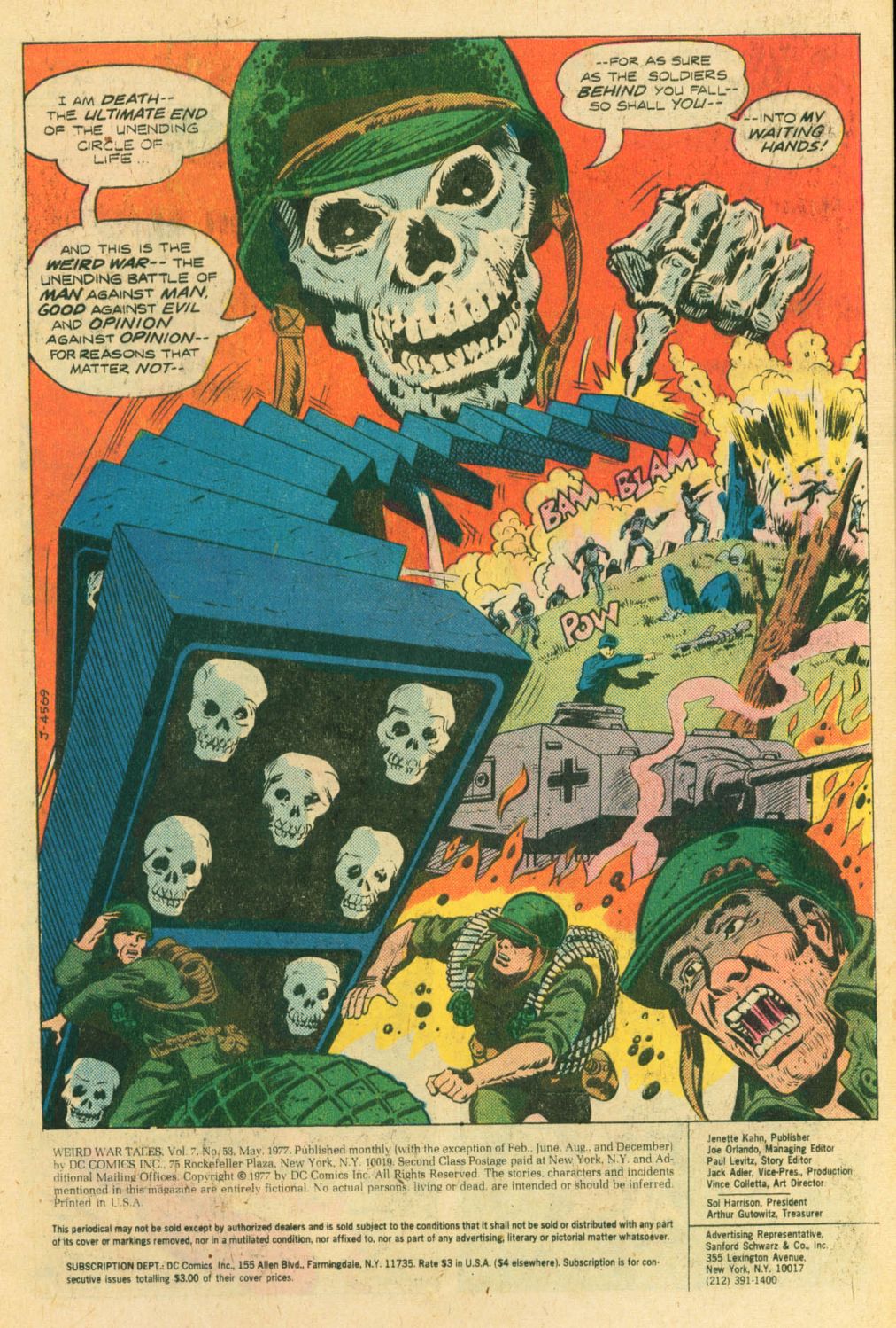 Read online Weird War Tales (1971) comic -  Issue #53 - 3