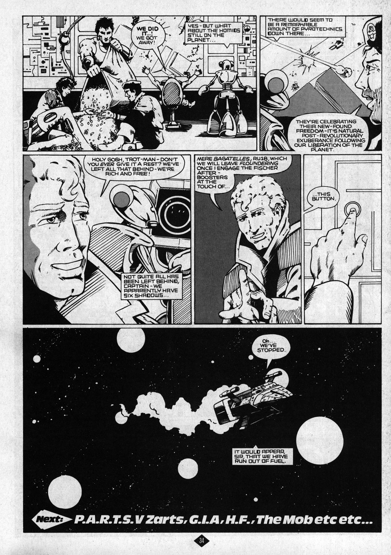 Read online Captain Britain (1985) comic -  Issue #7 - 34
