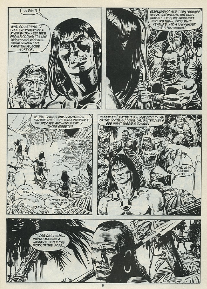 The Savage Sword Of Conan issue 182 - Page 7