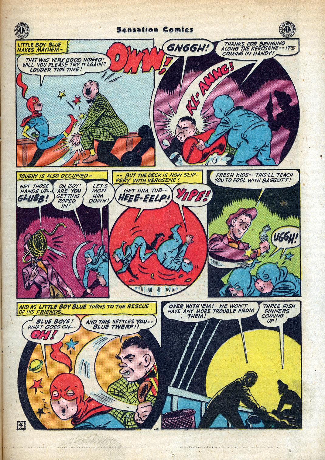 Read online Sensation (Mystery) Comics comic -  Issue #45 - 19
