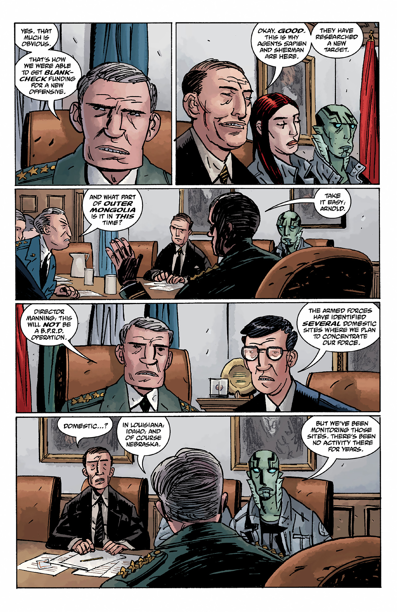 Read online B.P.R.D.: King of Fear comic -  Issue #1 - 4
