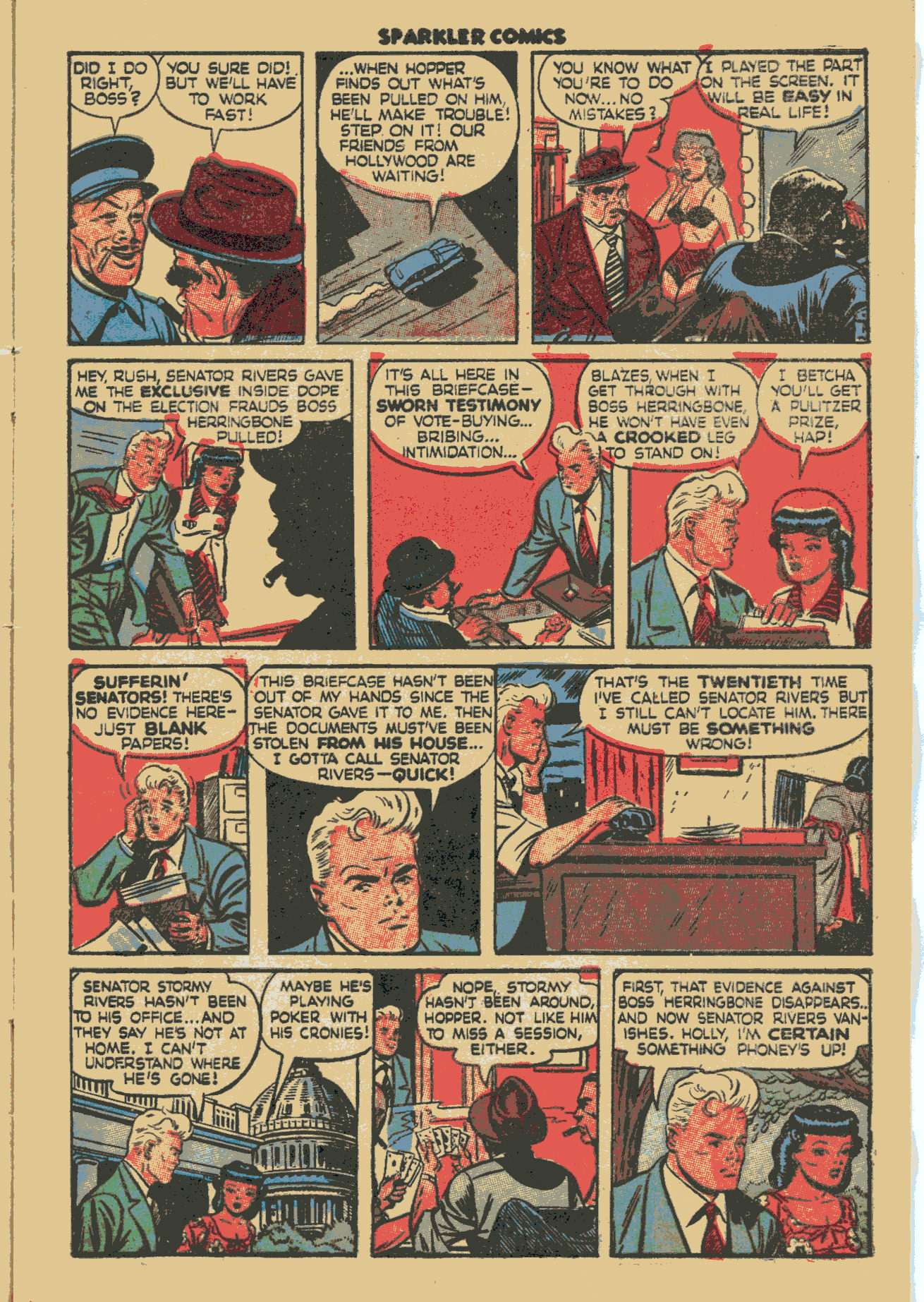 Read online Sparkler Comics comic -  Issue #58 - 11