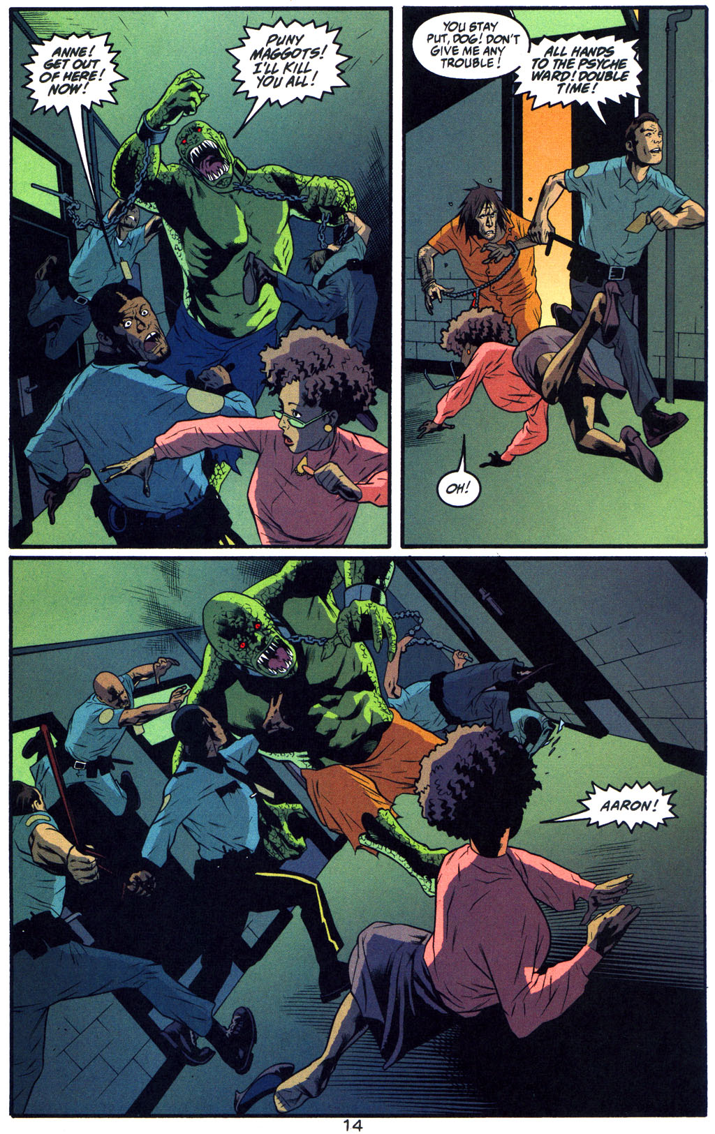 Read online Arkham Asylum: Living Hell comic -  Issue #4 - 16