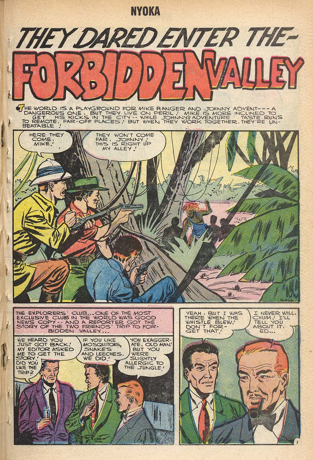 Read online Nyoka the Jungle Girl (1955) comic -  Issue #17 - 19
