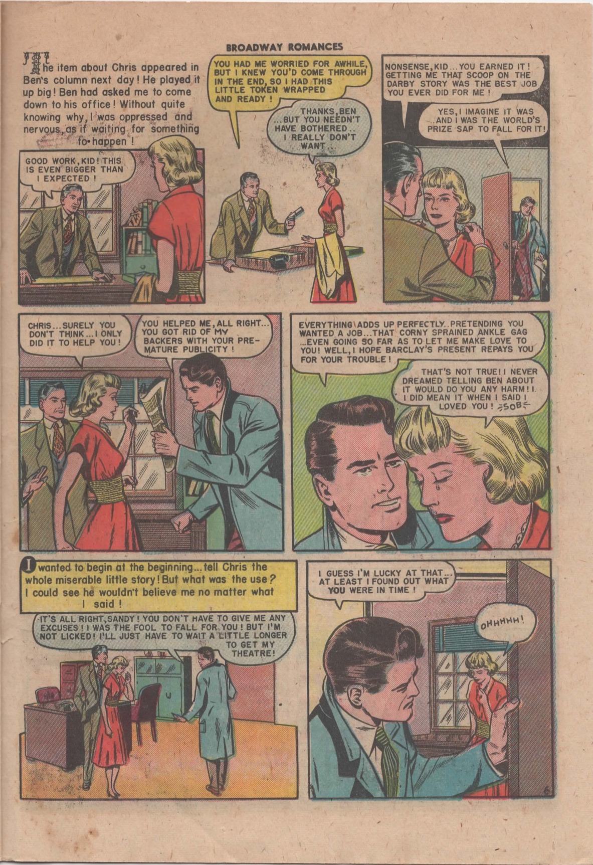 Read online Broadway Romances comic -  Issue #2 - 23