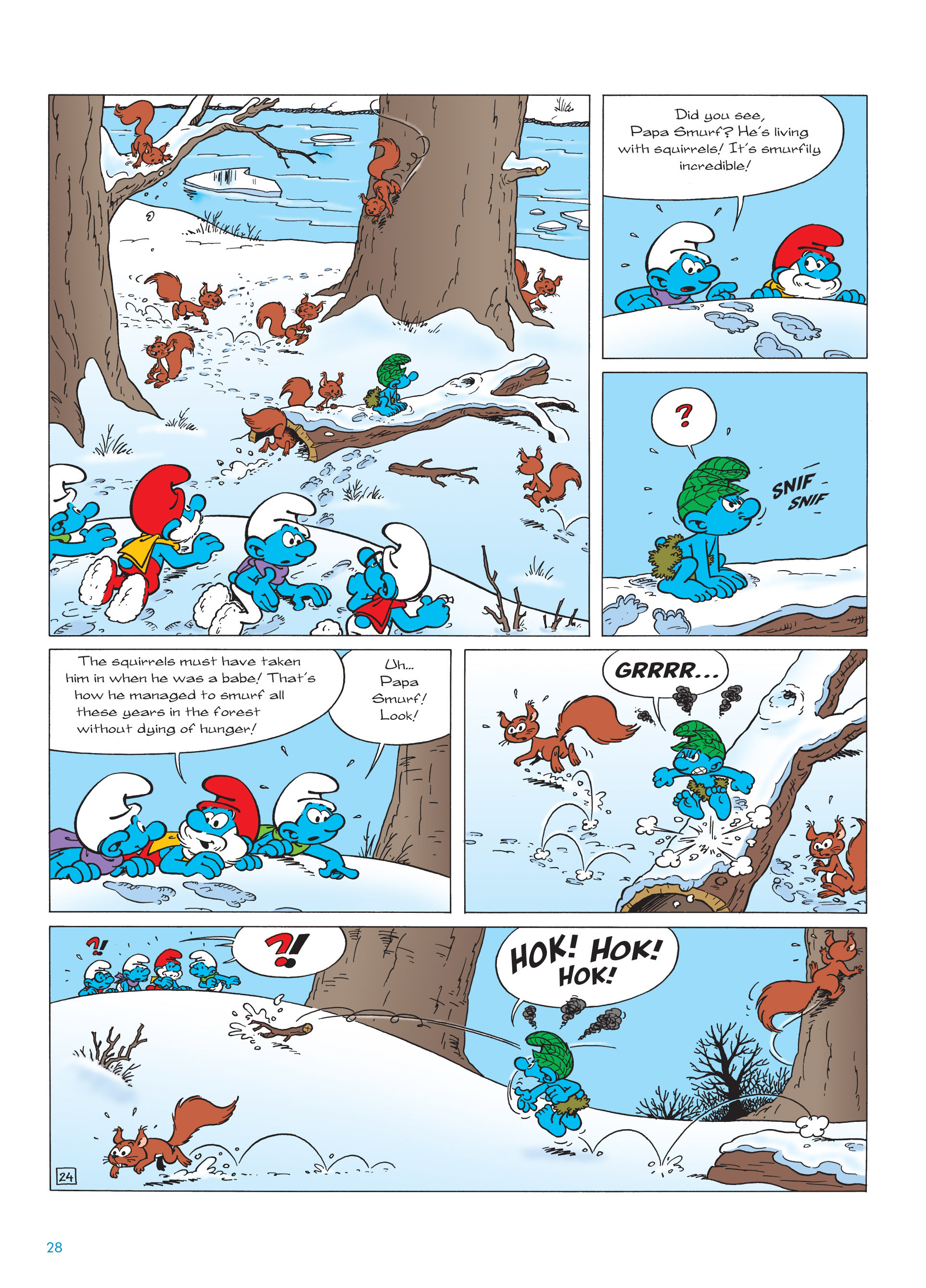 Read online The Smurfs comic -  Issue #21 - 28