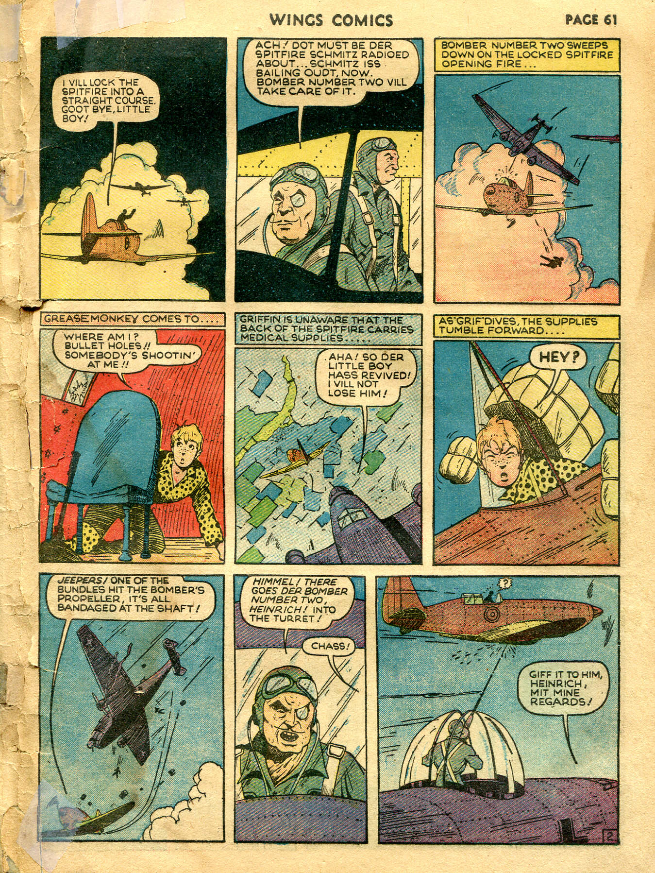 Read online Wings Comics comic -  Issue #5 - 63