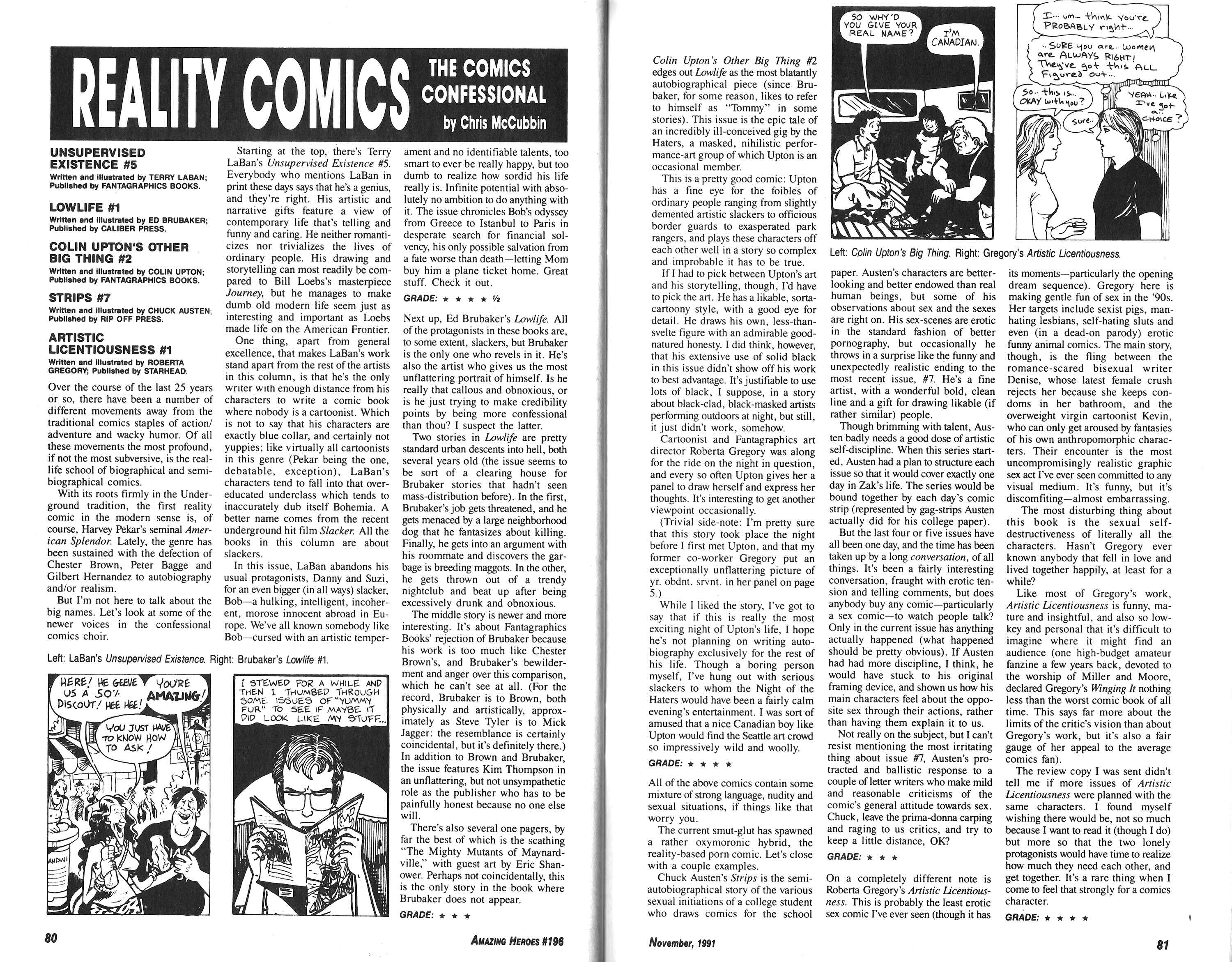 Read online Amazing Heroes comic -  Issue #196 - 41