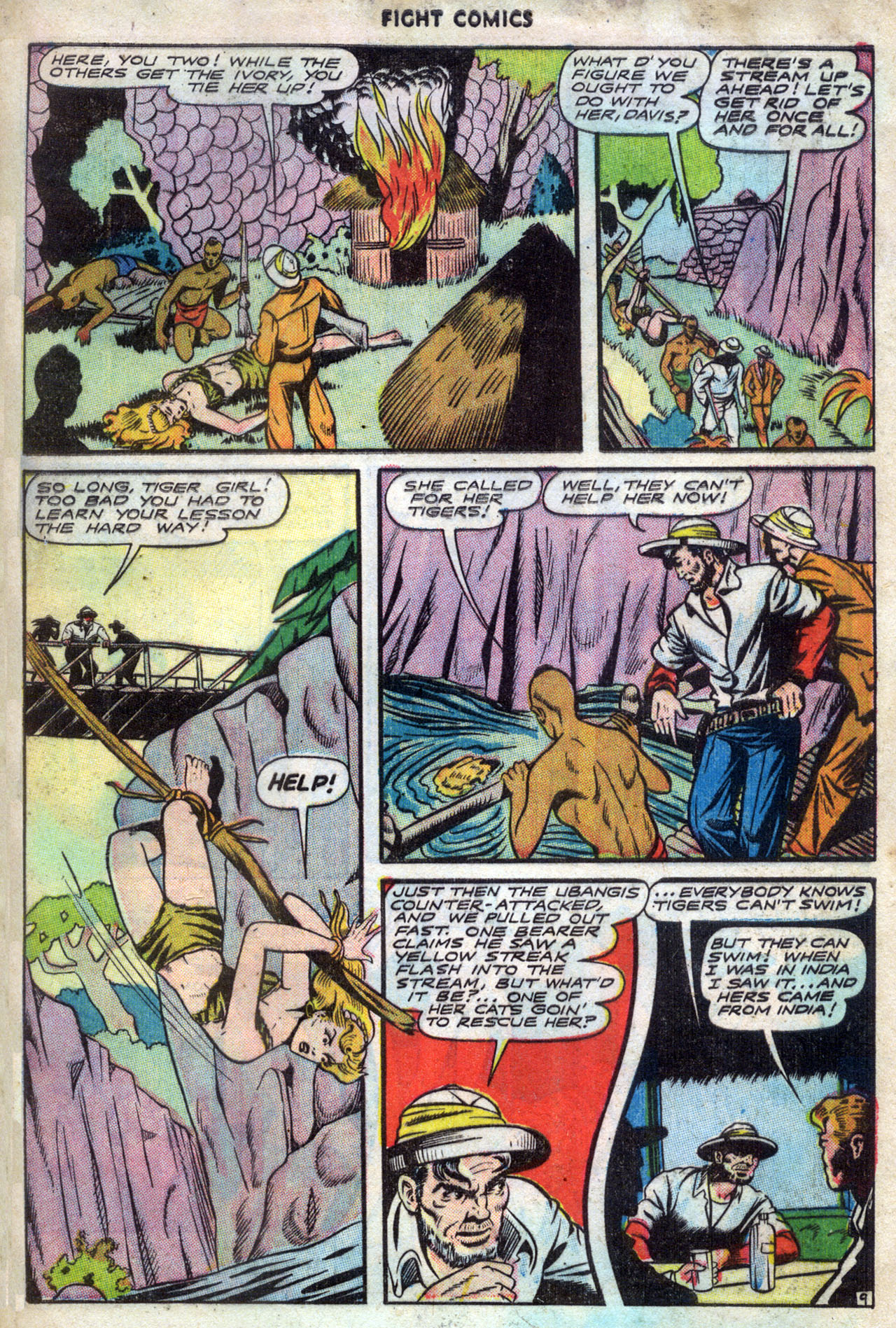 Read online Fight Comics comic -  Issue #45 - 49