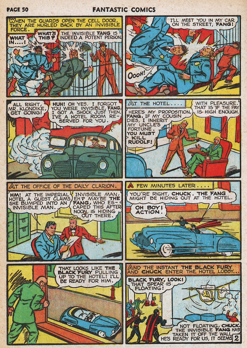 Read online Fantastic Comics comic -  Issue #20 - 50