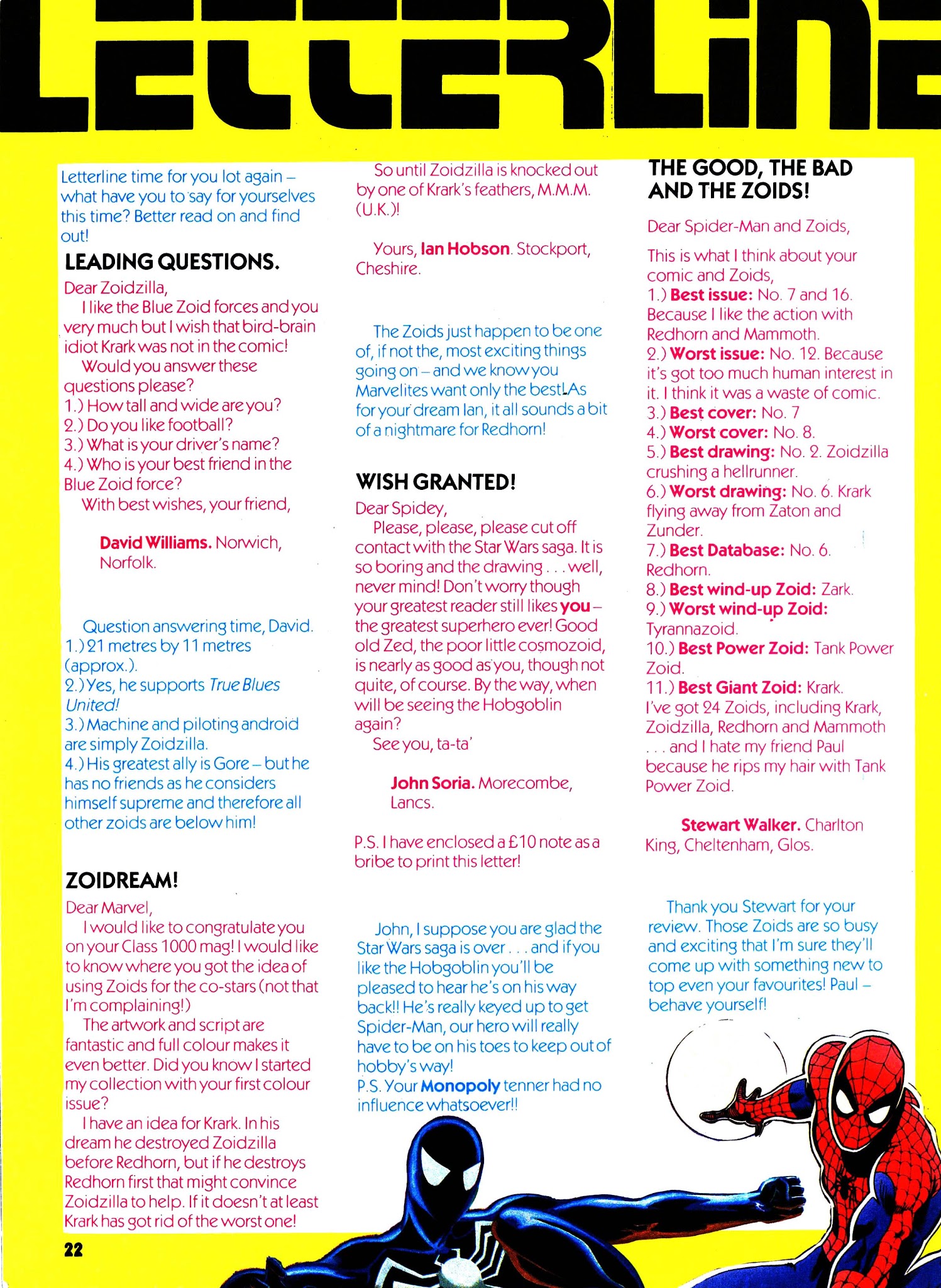 Read online Spider-Man and Zoids comic -  Issue #26 - 21