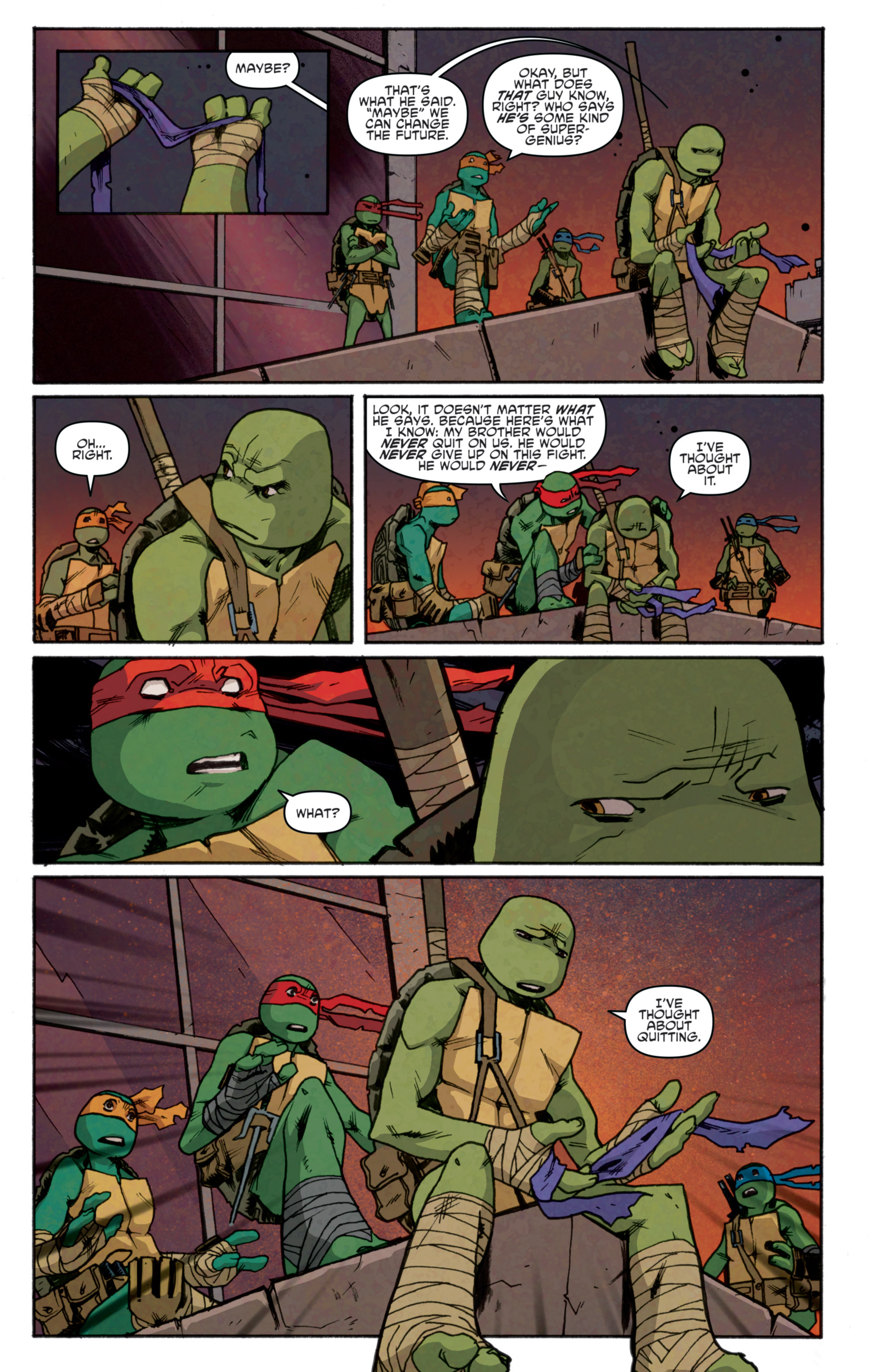 Read online Teenage Mutant Ninja Turtles: Turtles in Time comic -  Issue #4 - 22