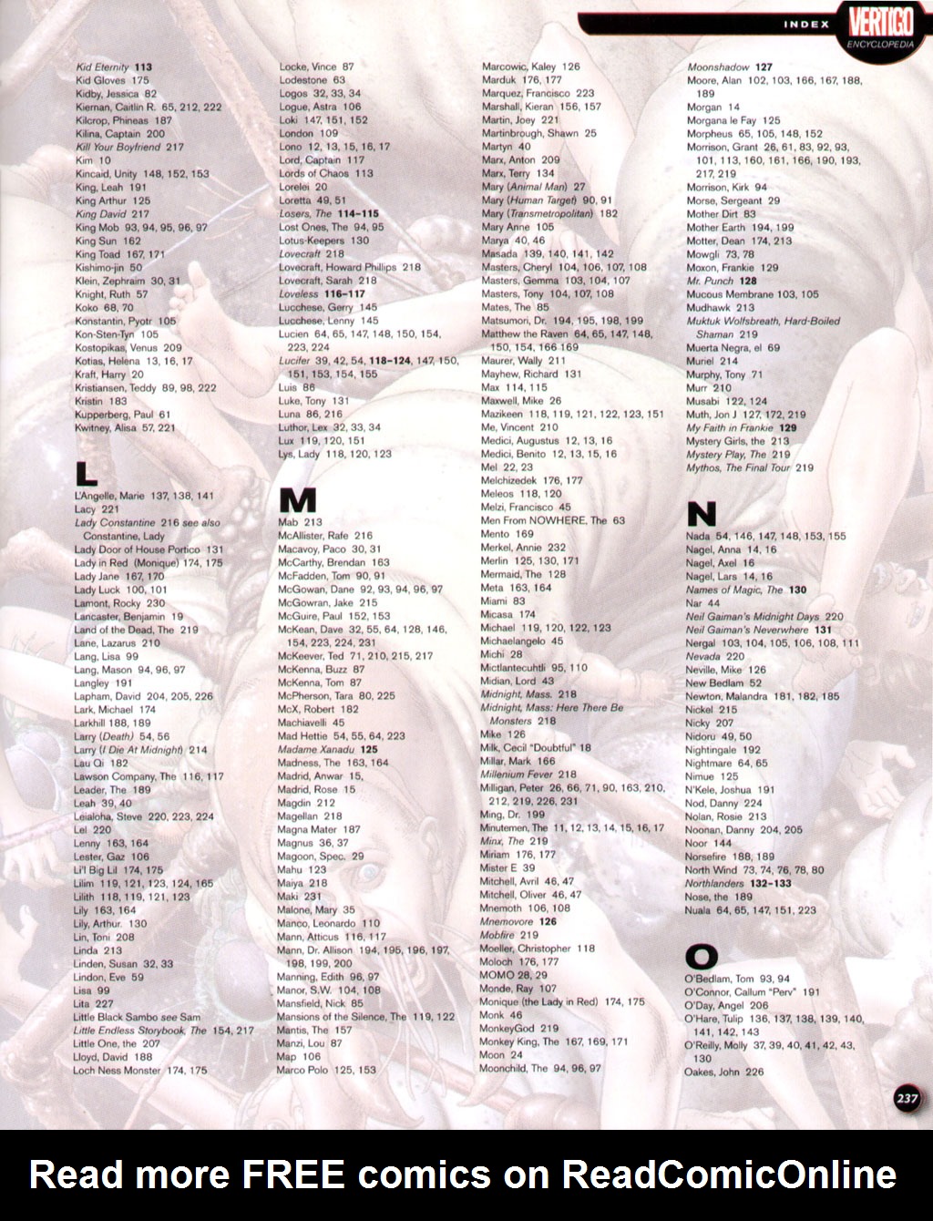 Read online The Vertigo Encyclopedia comic -  Issue # TPB (Part 3) - 37