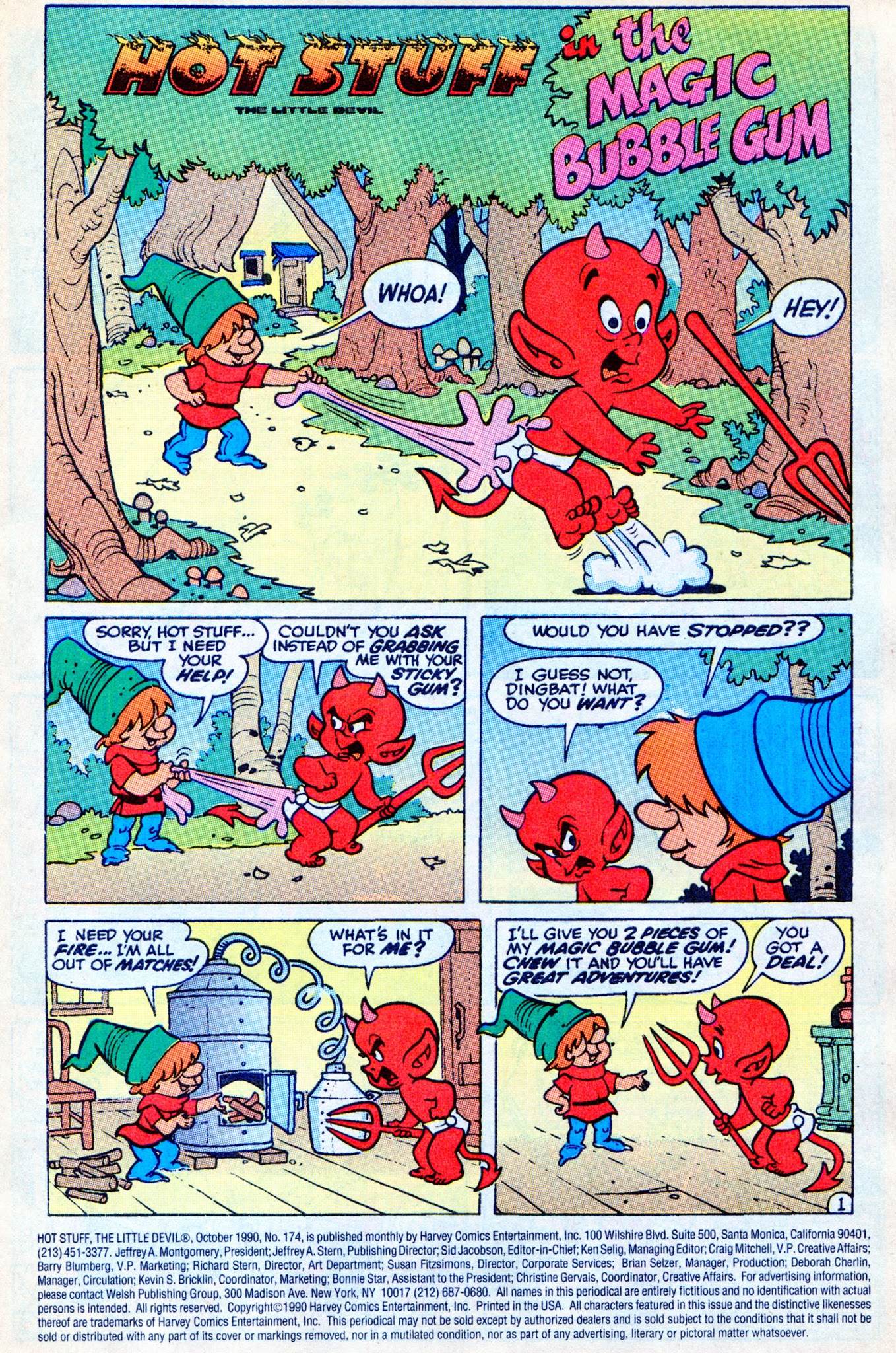 Read online Hot Stuff, the Little Devil comic -  Issue #174 - 3