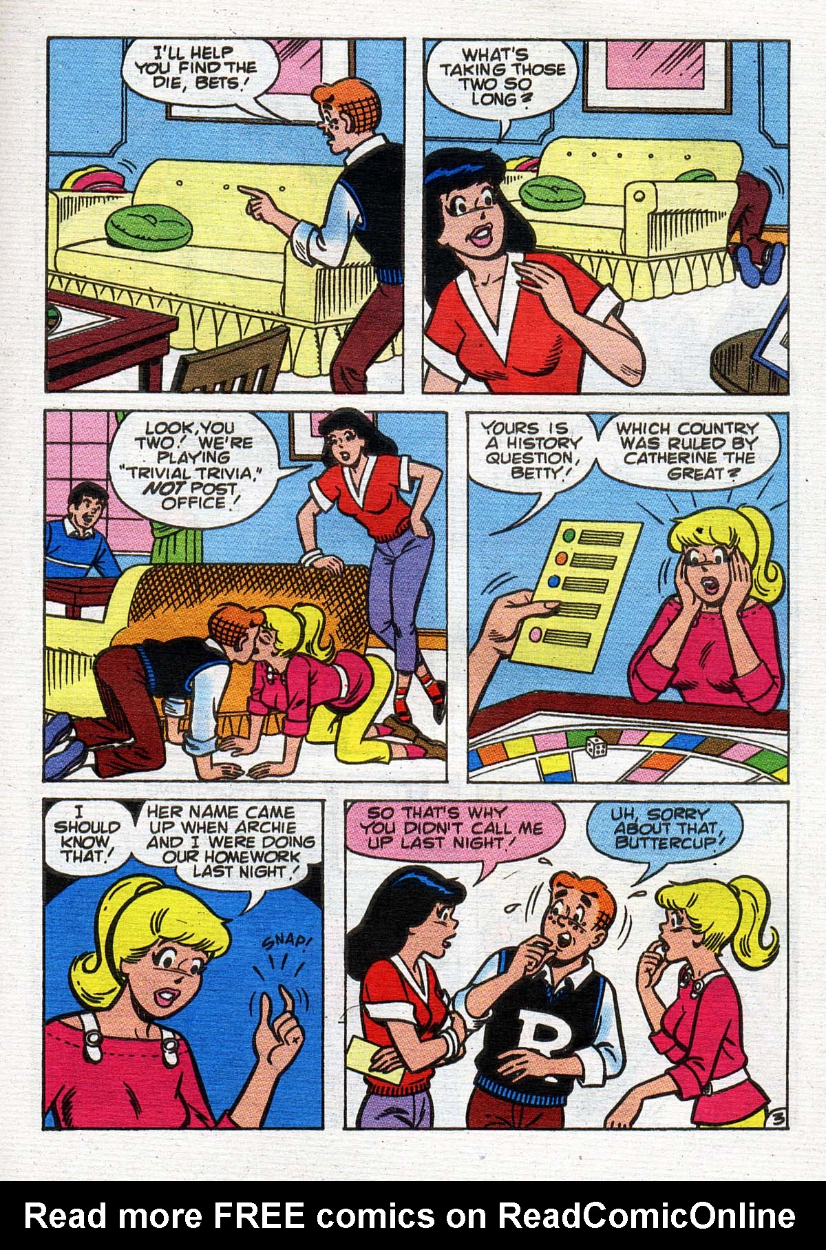 Read online Betty and Veronica Digest Magazine comic -  Issue #54 - 122