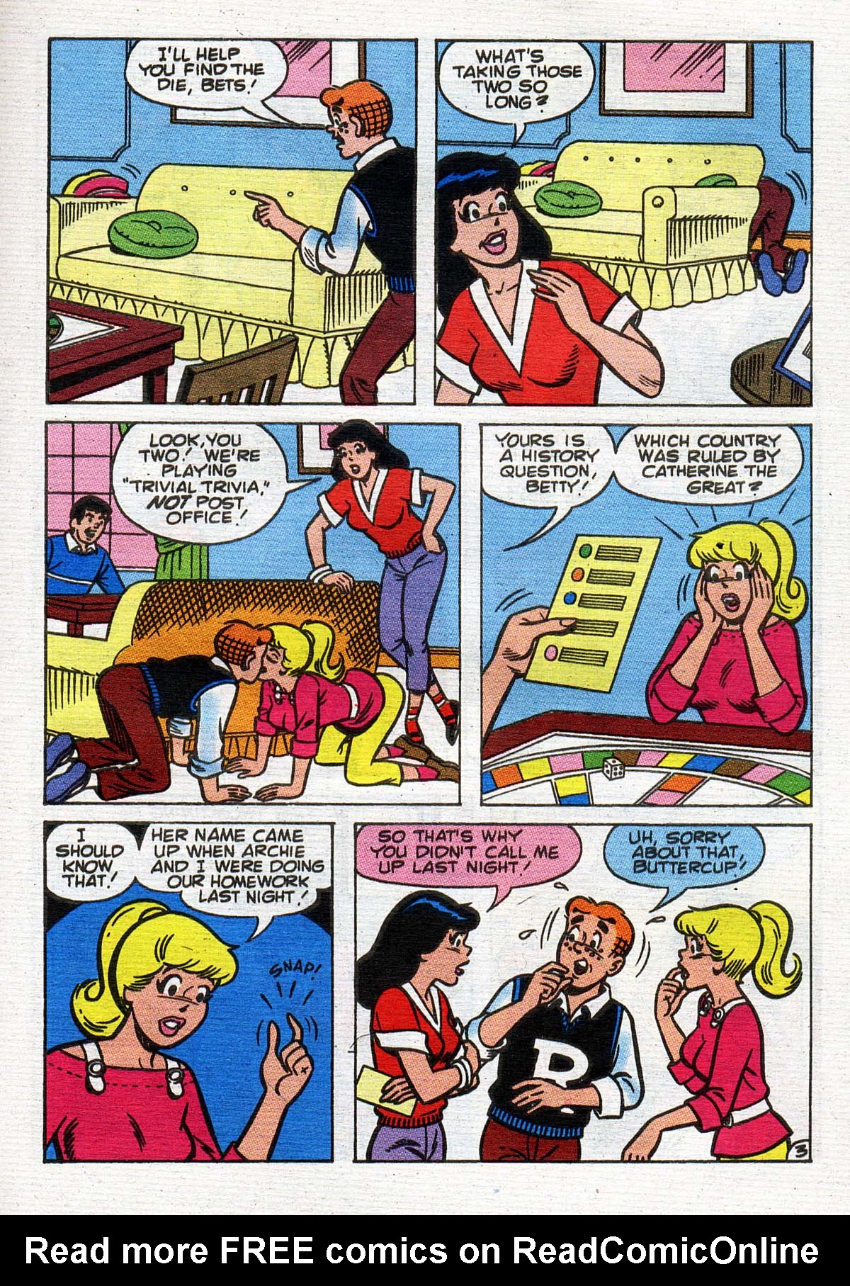 Read online Betty and Veronica Digest Magazine comic -  Issue #54 - 122