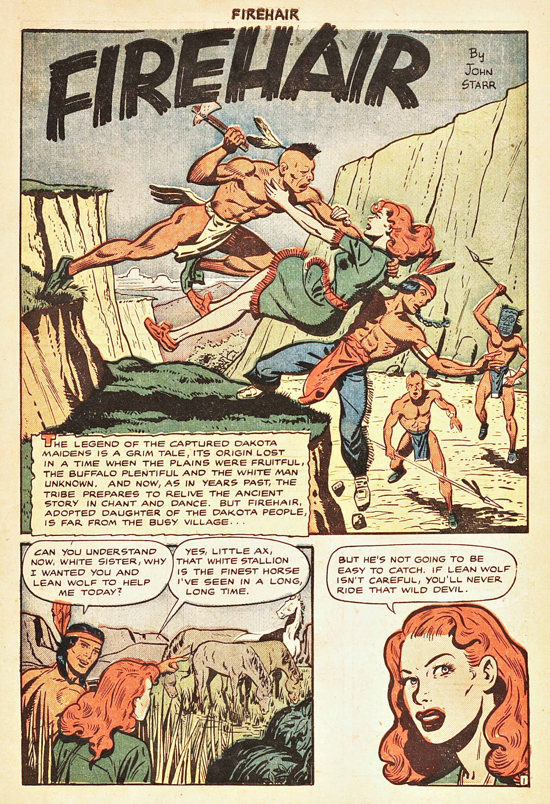 Read online Firehair (1951) comic -  Issue #8 - 3