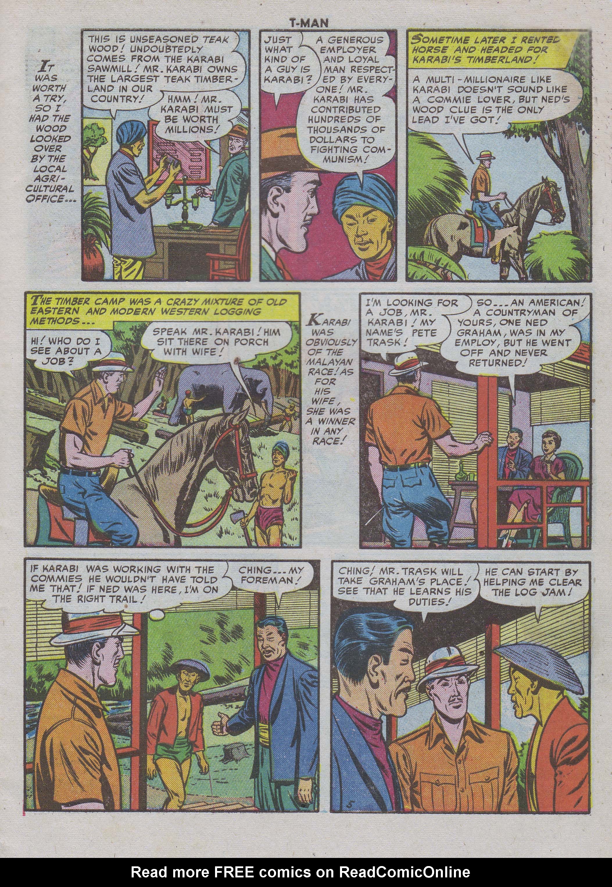 Read online T-Man: World Wide Trouble Shooter comic -  Issue #8 - 7