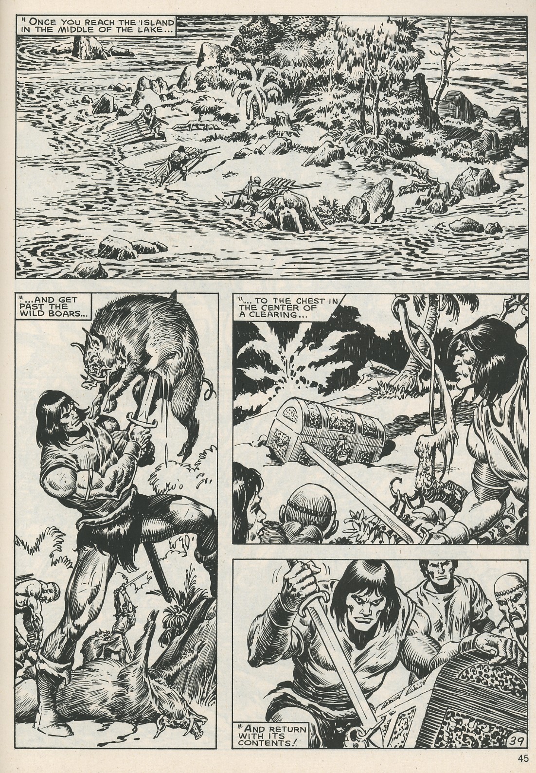 Read online The Savage Sword Of Conan comic -  Issue #113 - 45