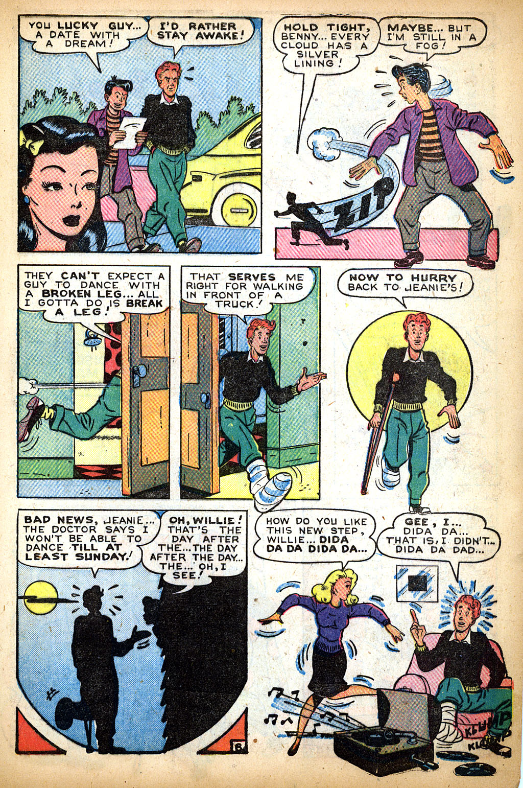 Read online Willie Comics (1946) comic -  Issue #7 - 9