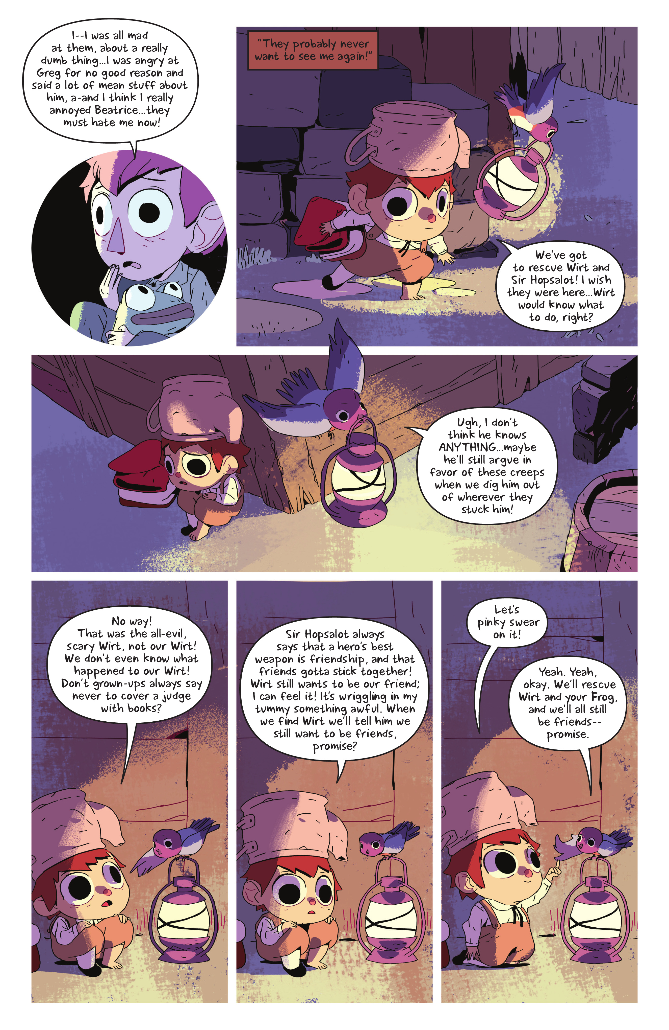 Read online Over the Garden Wall: Hollow Town comic -  Issue # TPB - 93