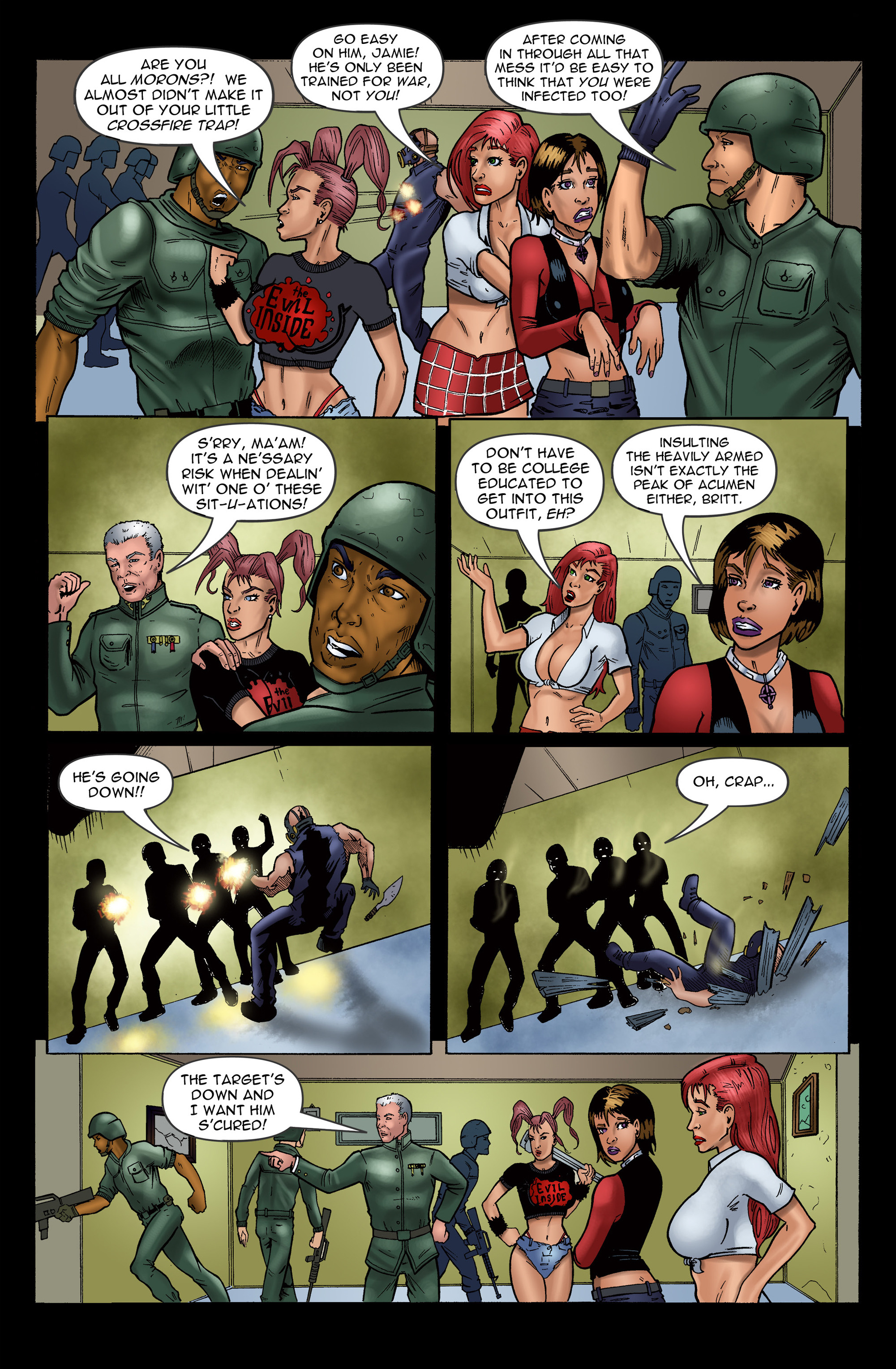 Read online Chaos Campus: Sorority Girls Vs. Zombies comic -  Issue #7 - 11