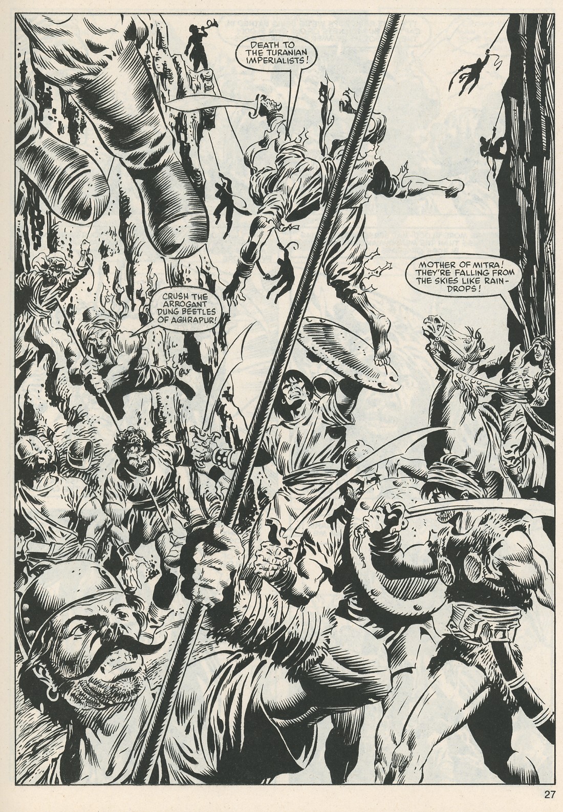Read online The Savage Sword Of Conan comic -  Issue #112 - 28