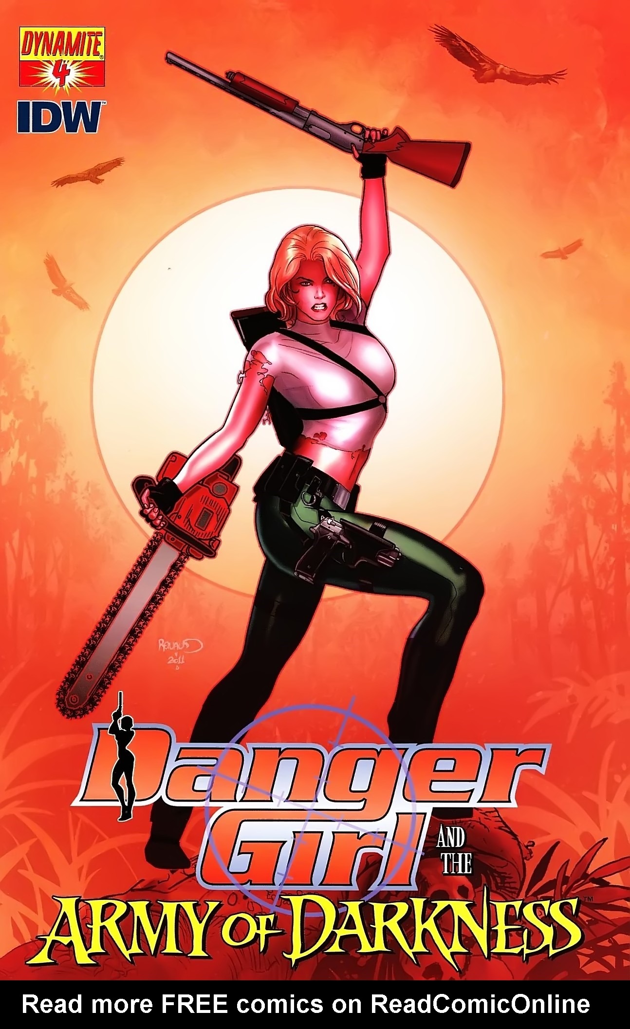 Read online Danger Girl and the Army of Darkness comic -  Issue #4 - 1