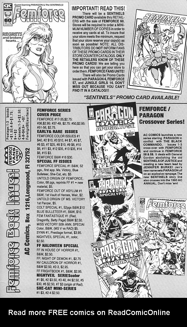 Read online Femforce comic -  Issue #59 - 35