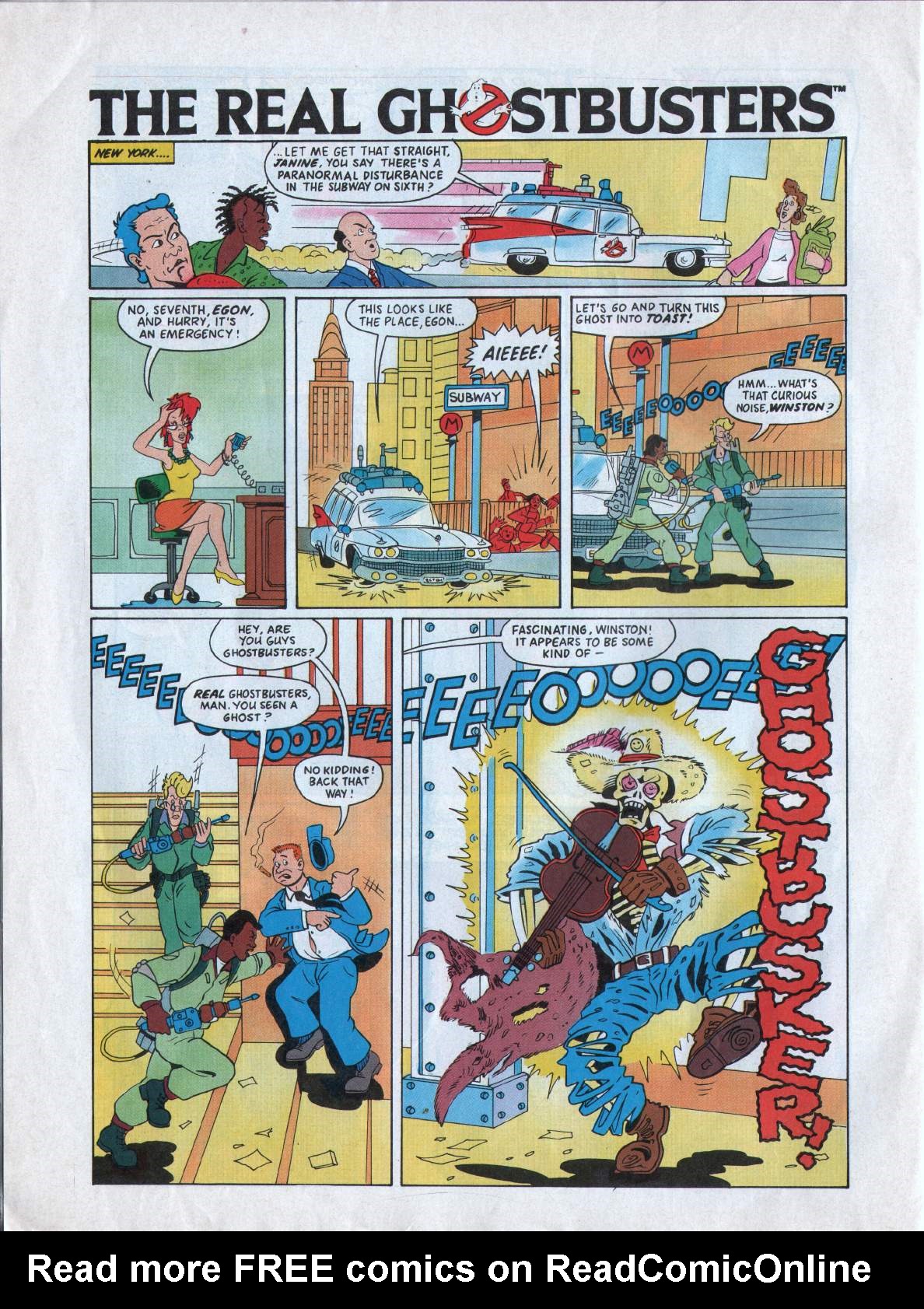Read online The Real Ghostbusters comic -  Issue #182 - 8