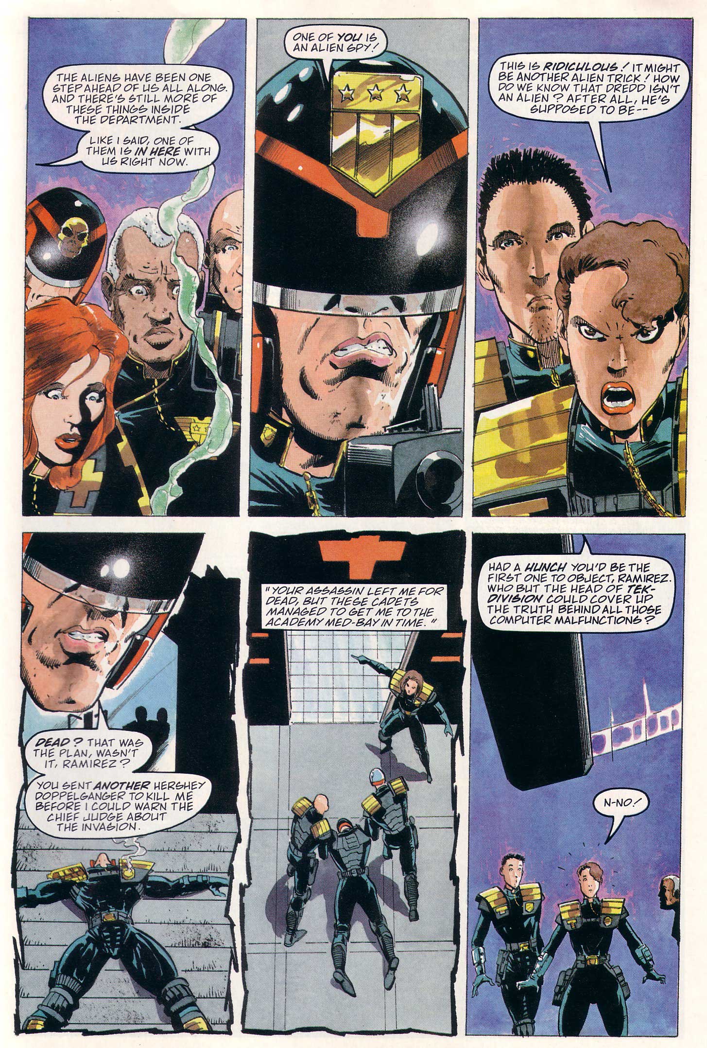 Read online Judge Dredd Lawman of the Future comic -  Issue #23 - 9