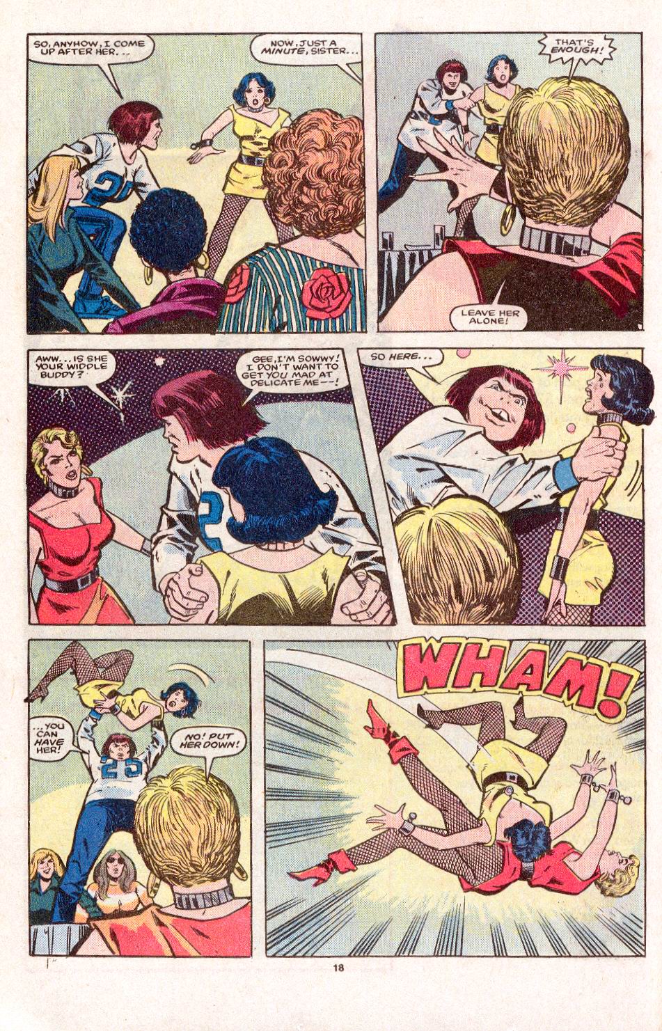 Read online Dazzler (1981) comic -  Issue #35 - 19