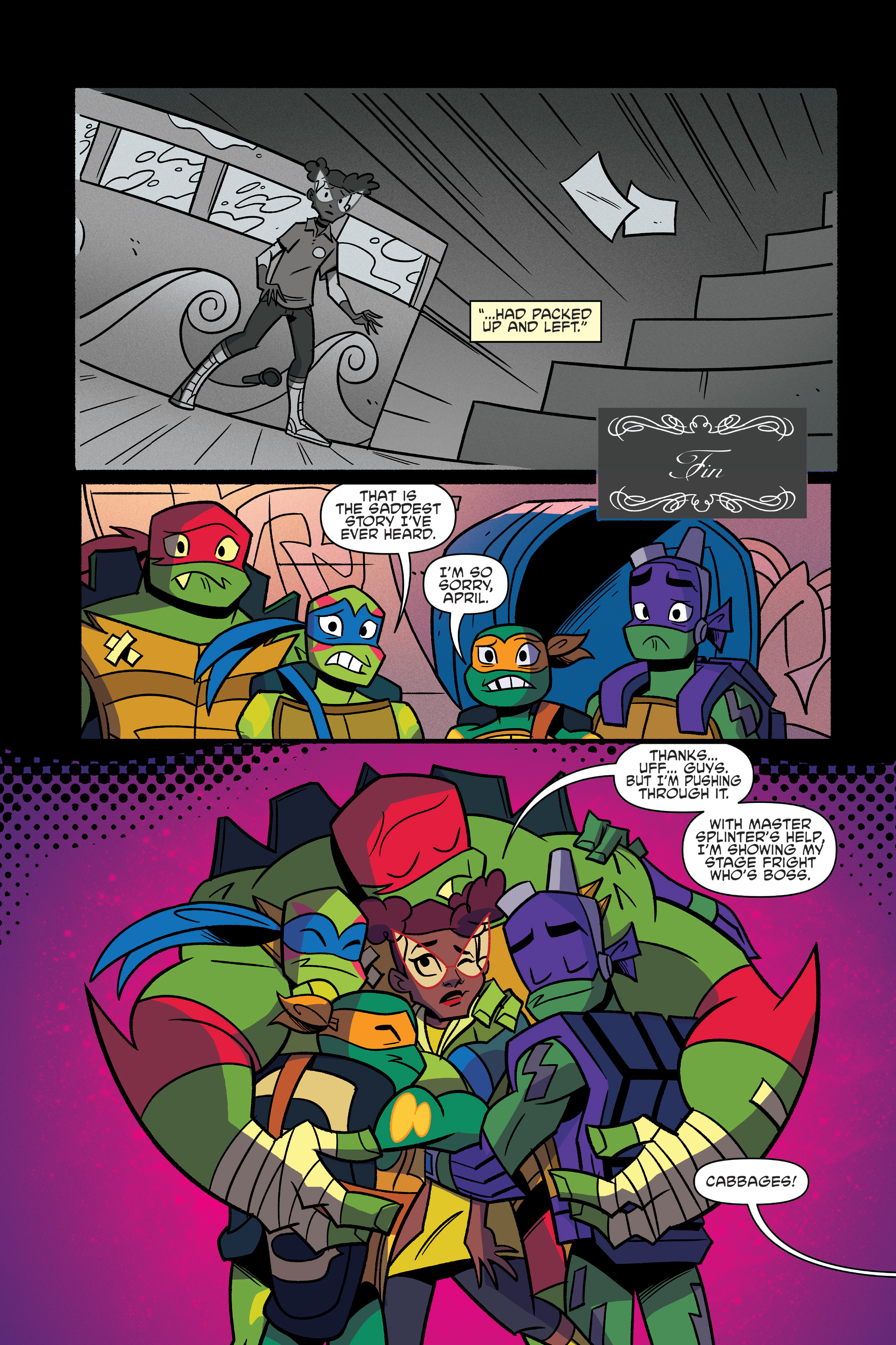 Read online Rise of the Teenage Mutant Ninja Turtles: Sound Off! comic -  Issue # _TPB - 40