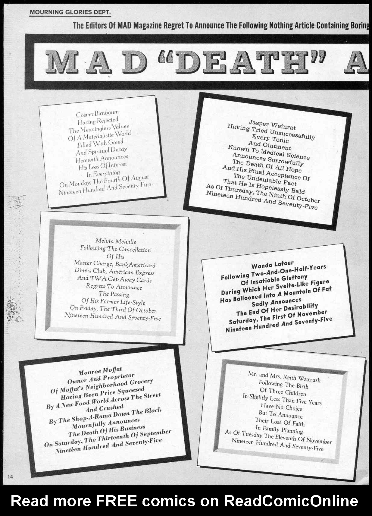 Read online MAD comic -  Issue #190 - 16