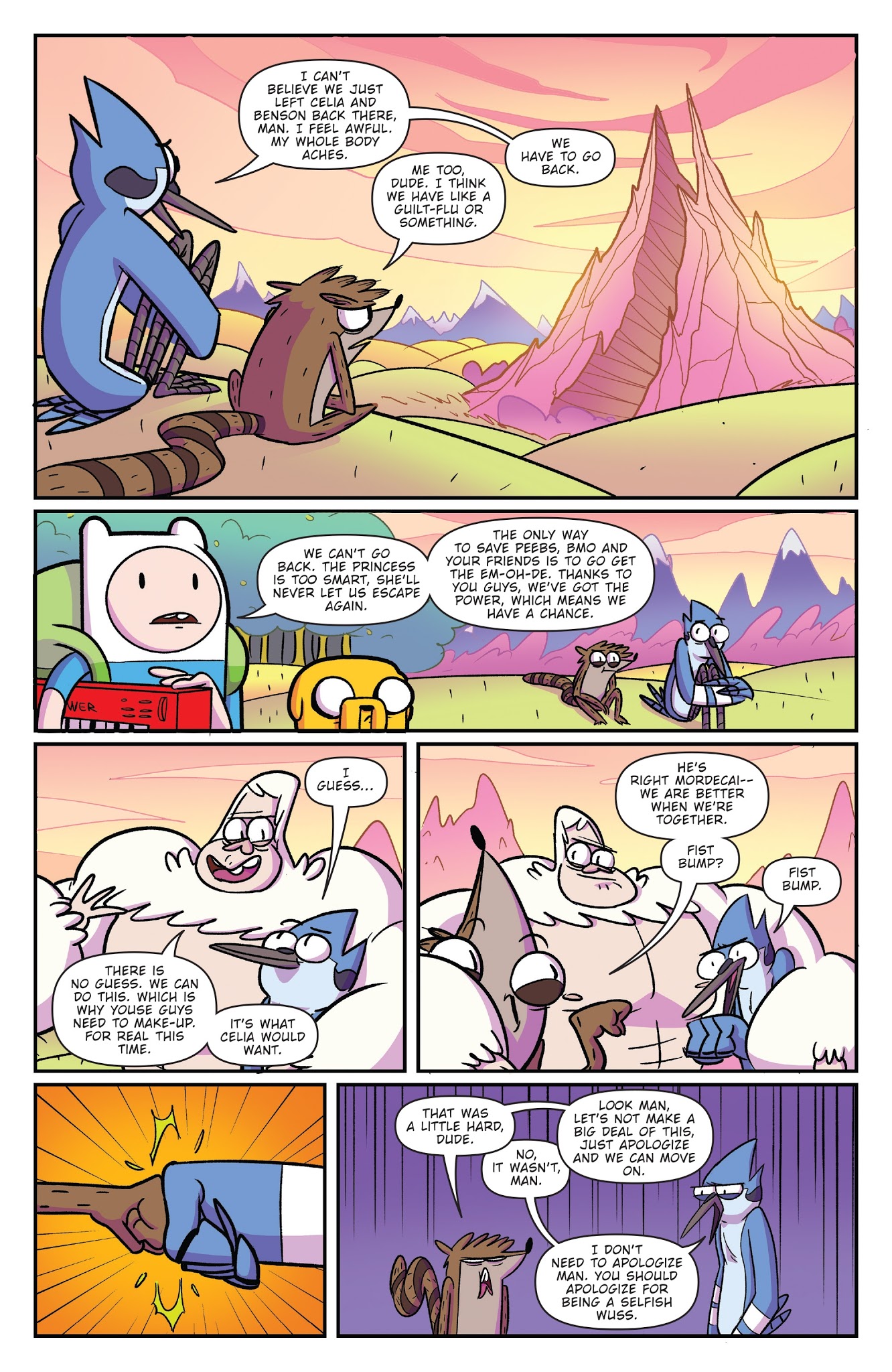 Read online Adventure Time/Regular Show comic -  Issue #4 - 23