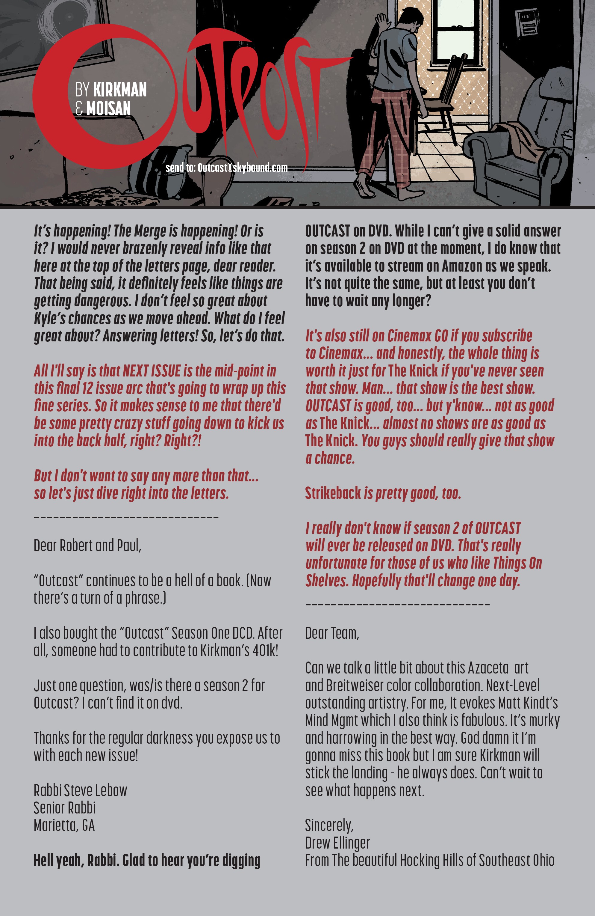 Read online Outcast by Kirkman & Azaceta comic -  Issue #41 - 22